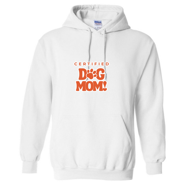 Certified Dog Mom Hooded Sweatshirt