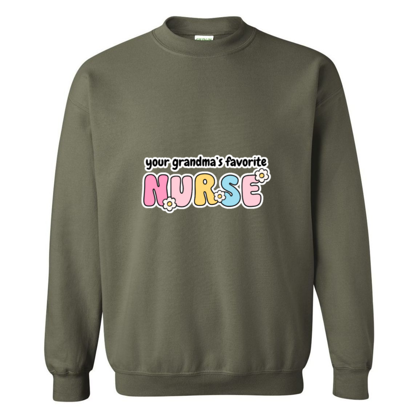 Grandma's Favorite Nurse Crewneck Sweatshirt