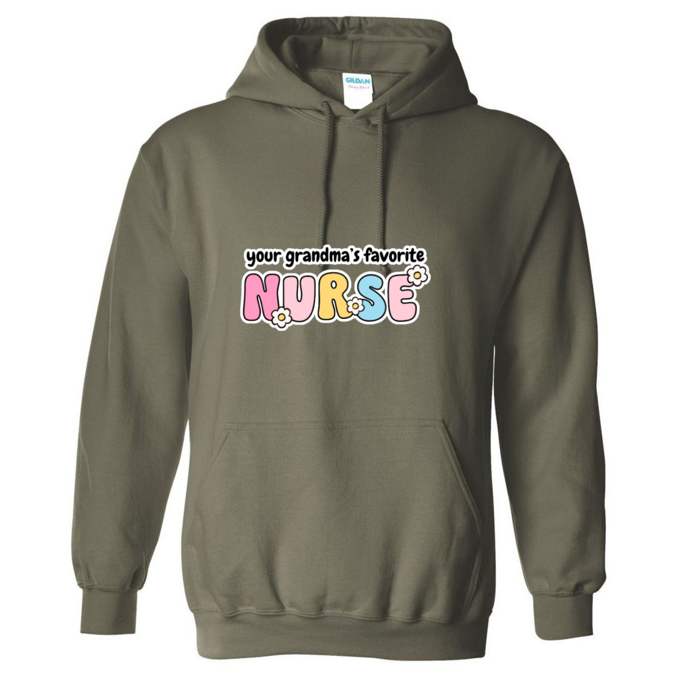 Grandma's Favorite Nurse Hooded Sweatshirt