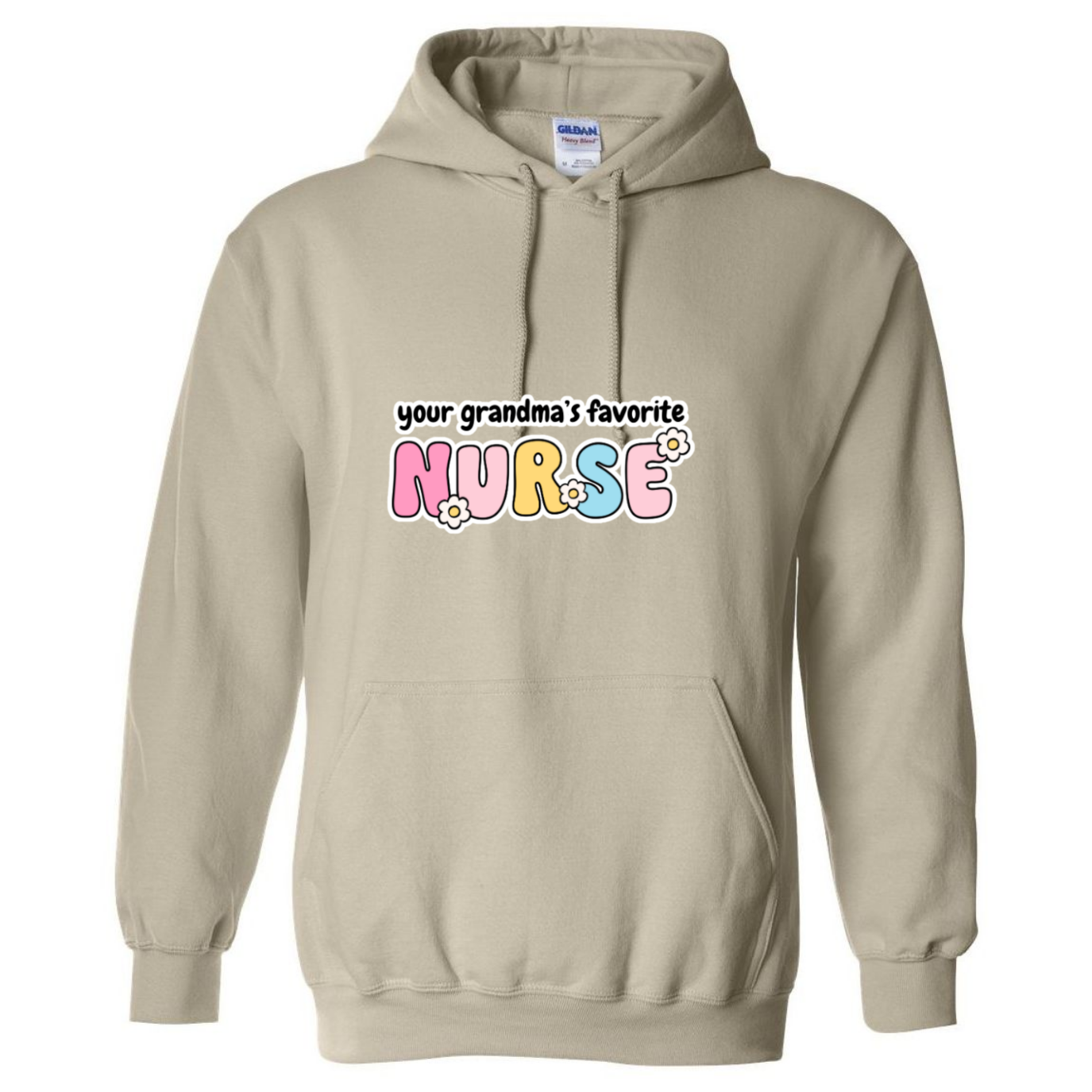 Grandma's Favorite Nurse Hooded Sweatshirt
