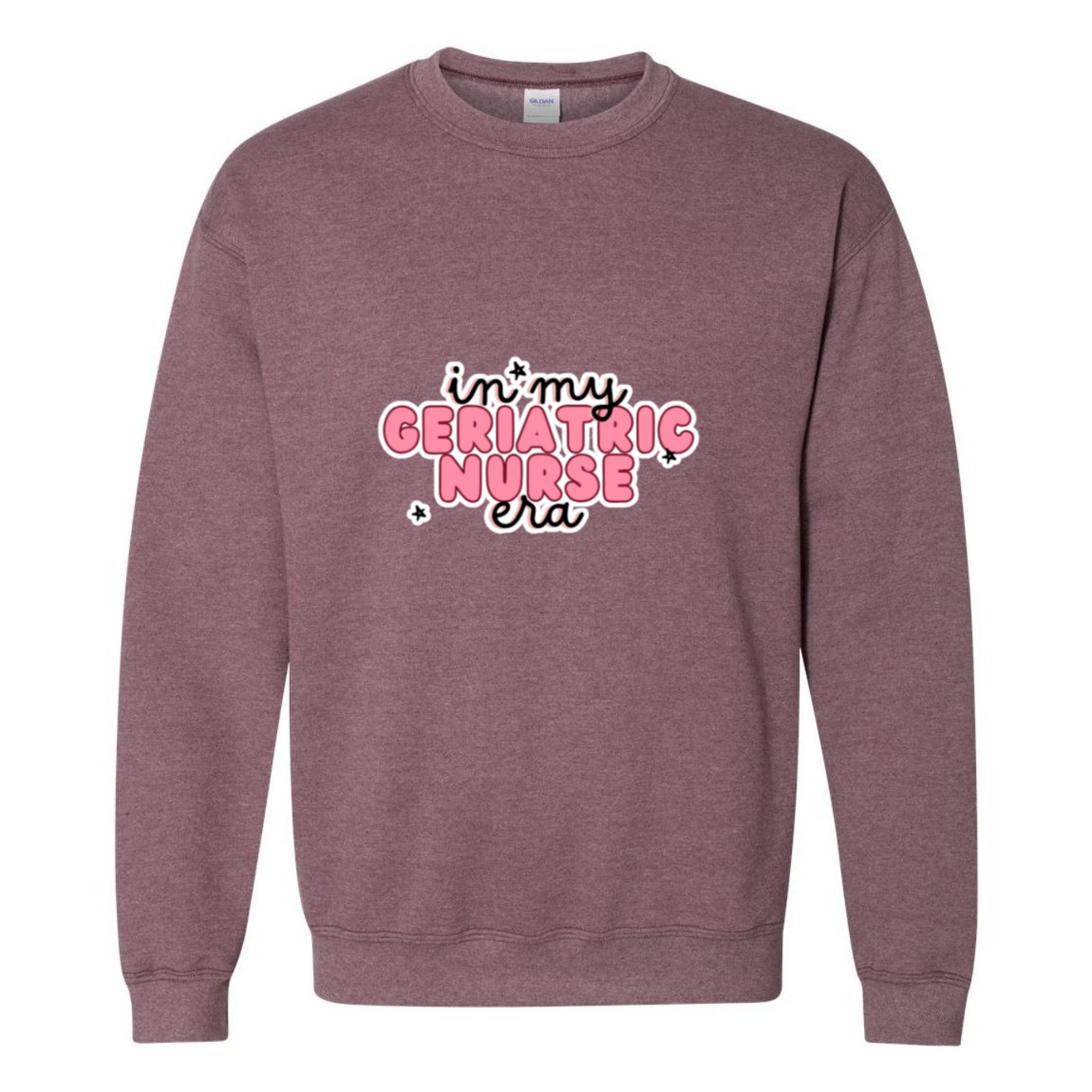 Geriatric Nurse Era Crewneck Sweatshirt