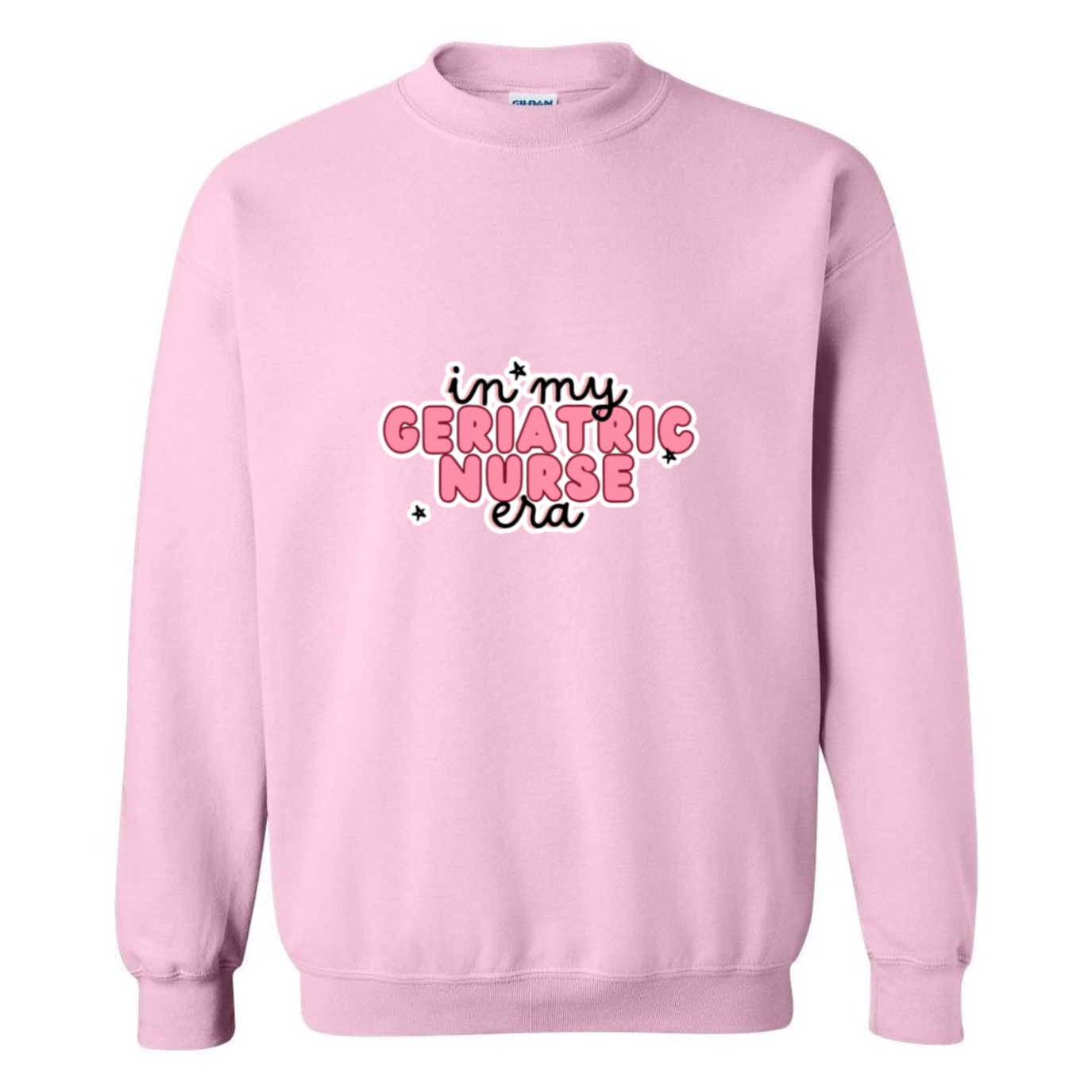 Geriatric Nurse Era Crewneck Sweatshirt