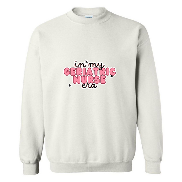 Geriatric Nurse Era Crewneck Sweatshirt