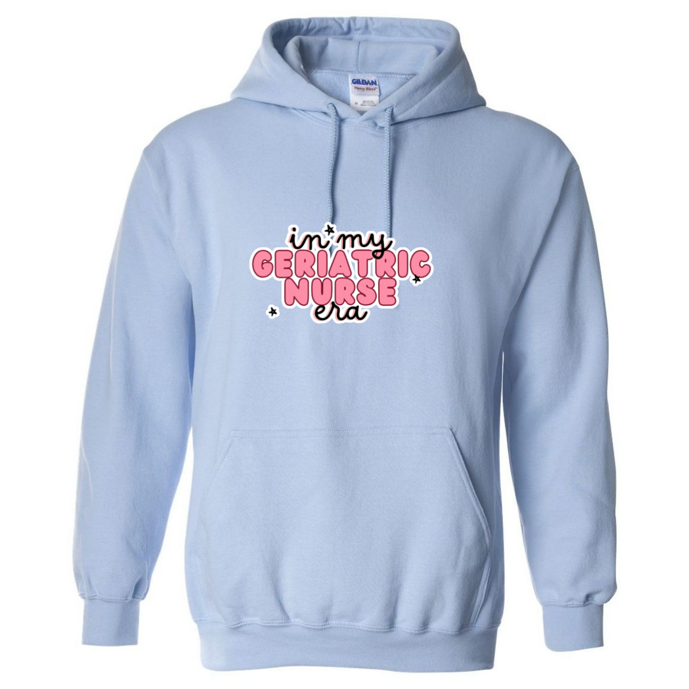 Geriatric Nurse Era Hooded Sweatshirt