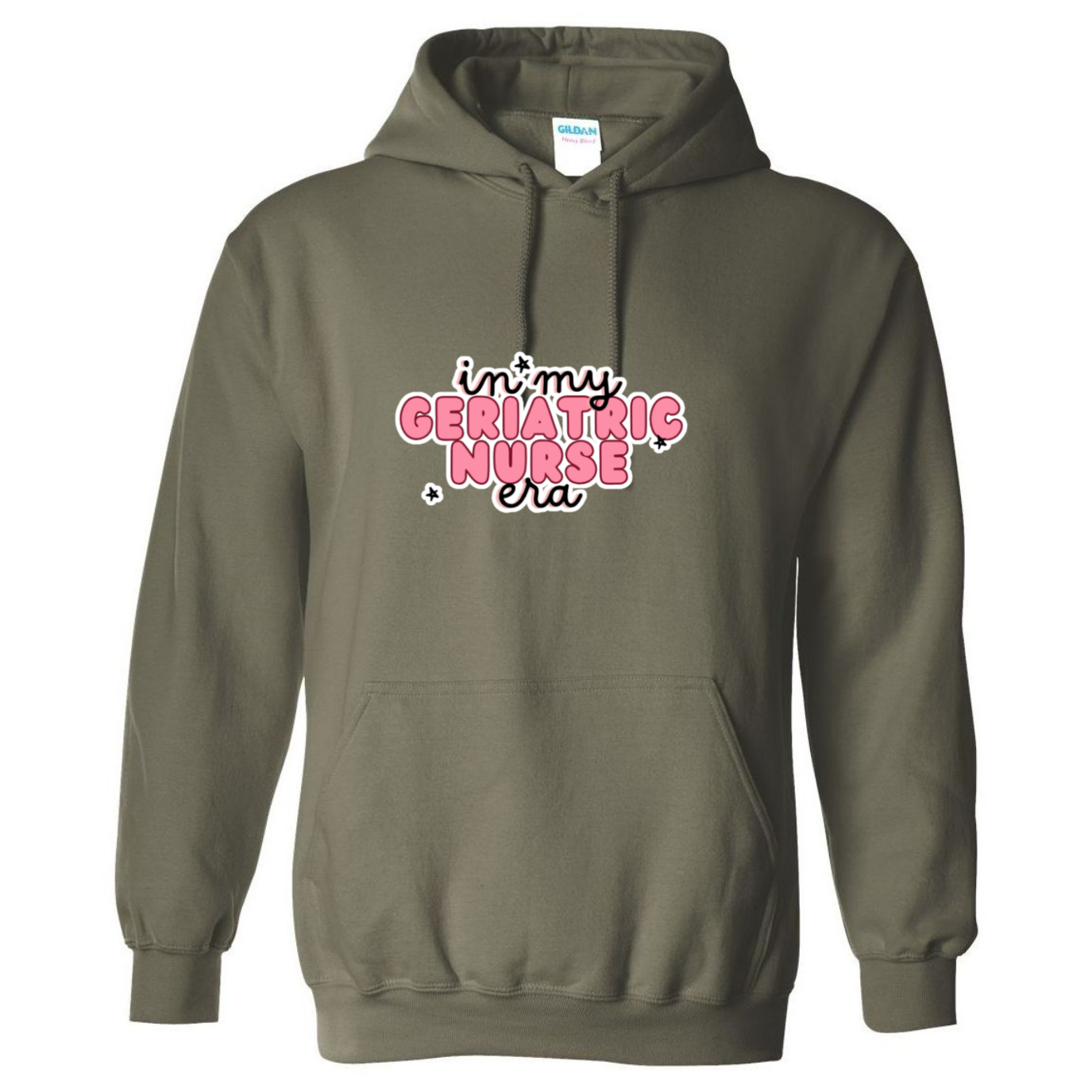 Geriatric Nurse Era Hooded Sweatshirt