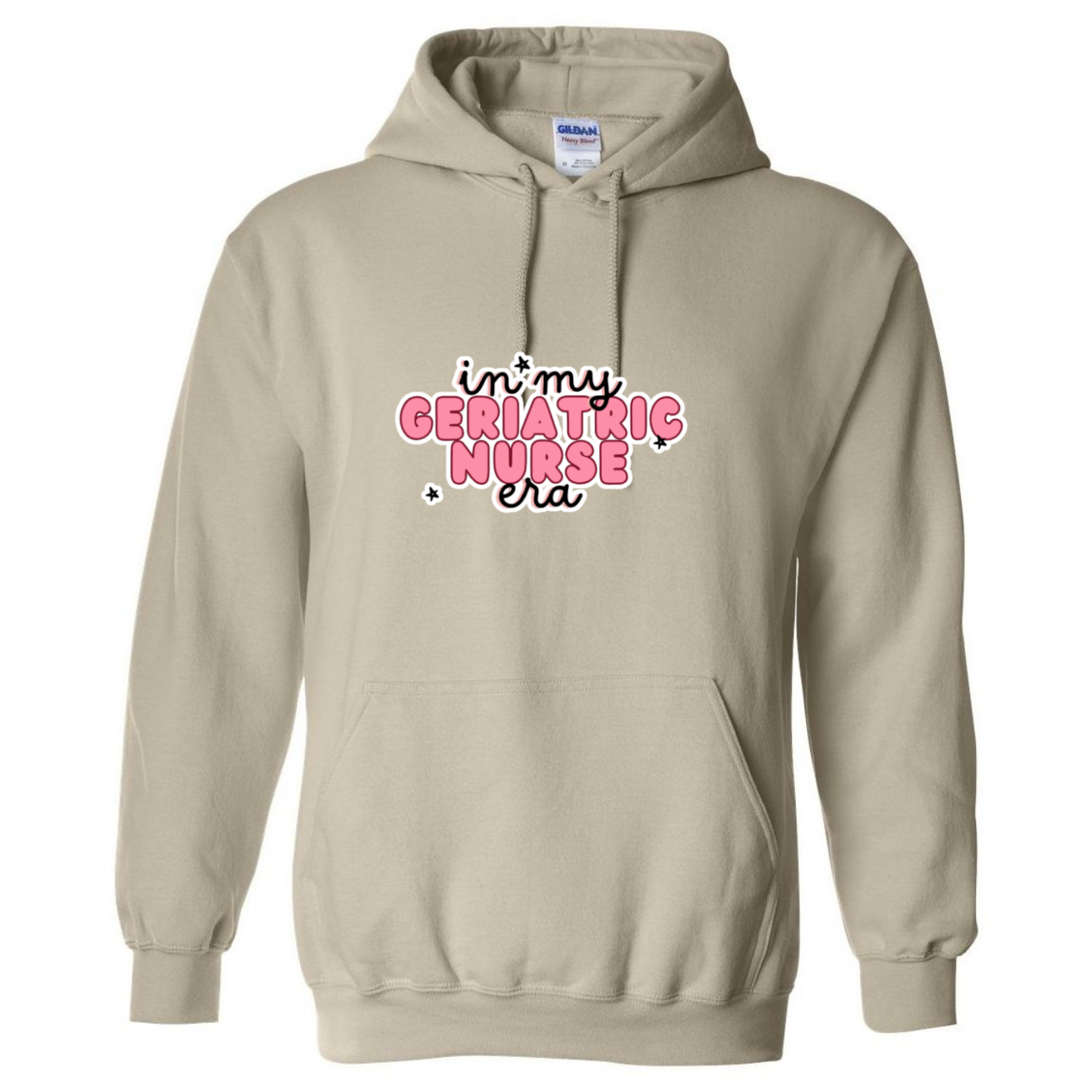Geriatric Nurse Era Hooded Sweatshirt