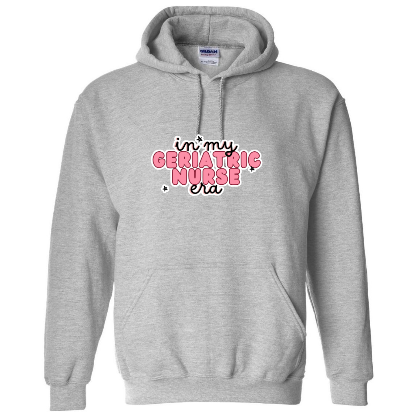 Geriatric Nurse Era Hooded Sweatshirt