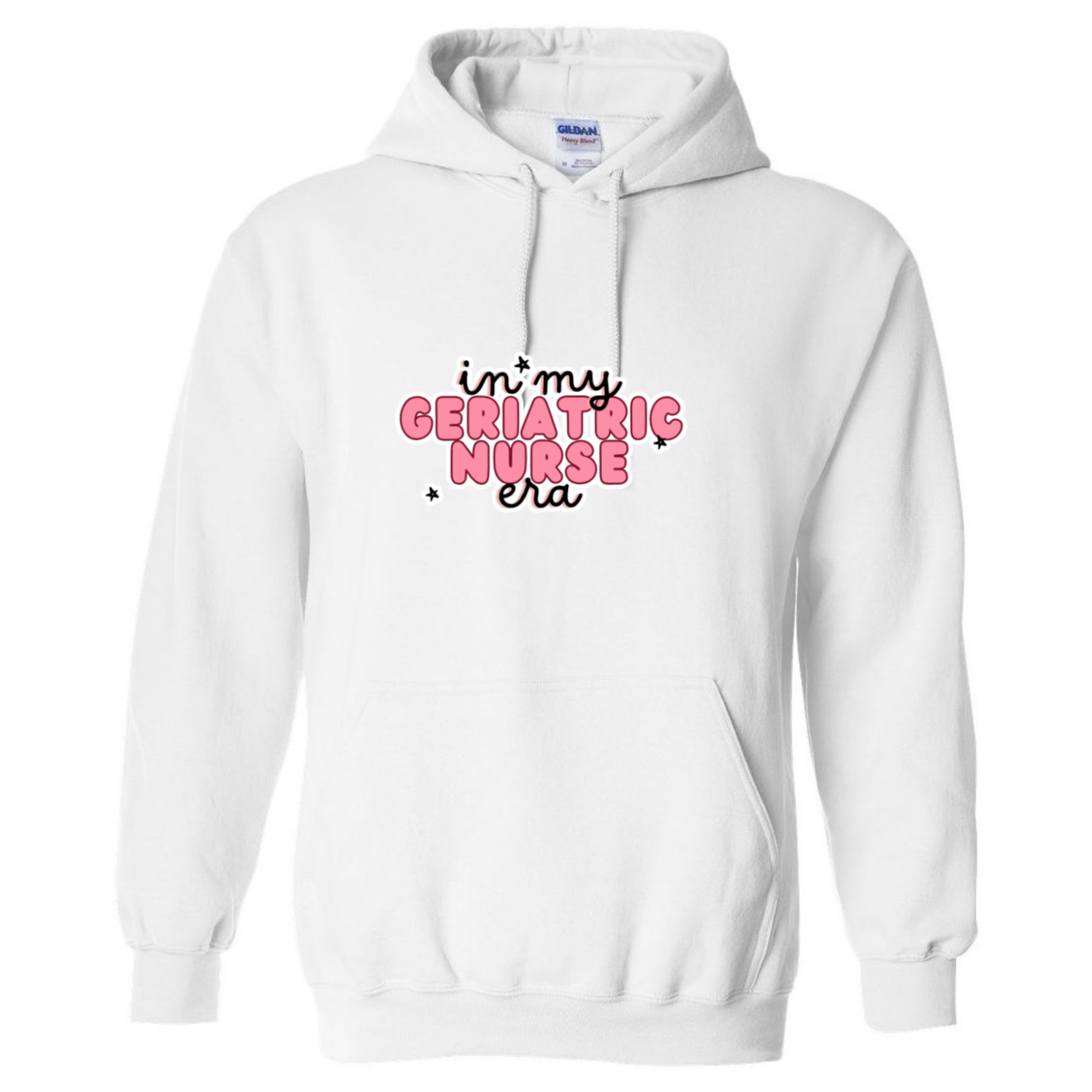 Geriatric Nurse Era Hooded Sweatshirt