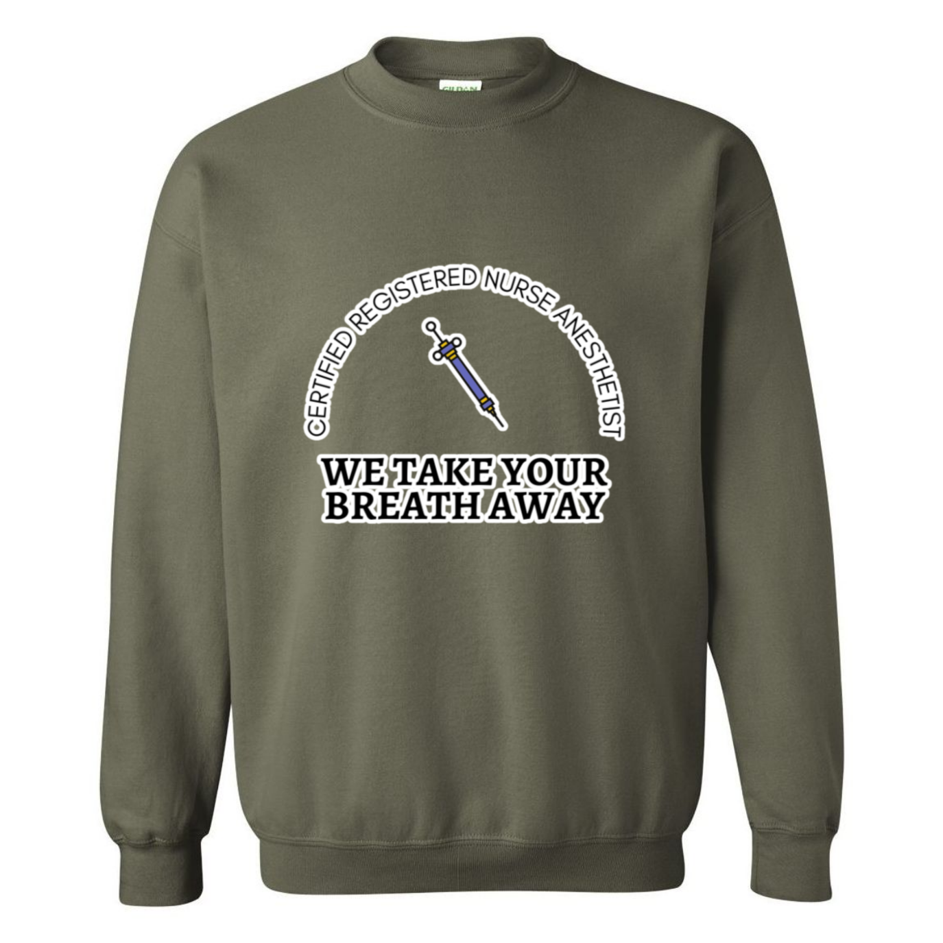 We Take Your Breath Away Crewneck Sweatshirt