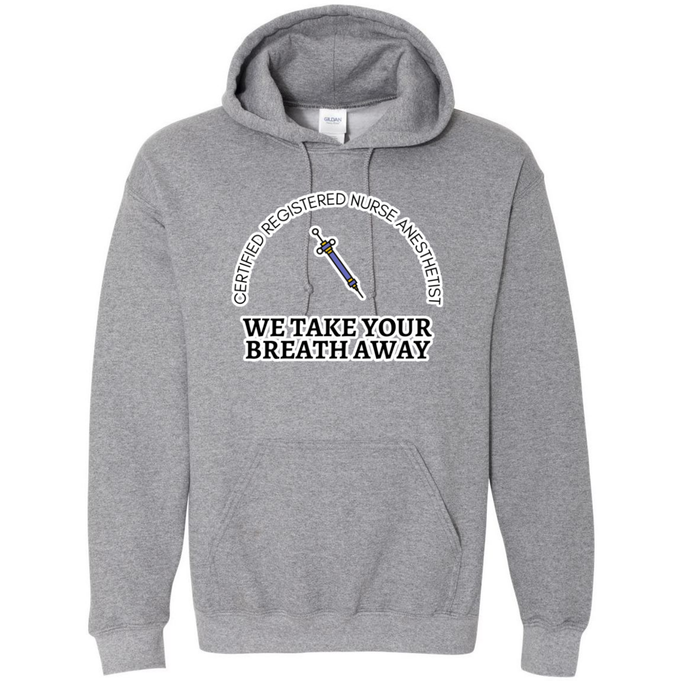 We Take Your Breath Away Hooded Sweatshirt
