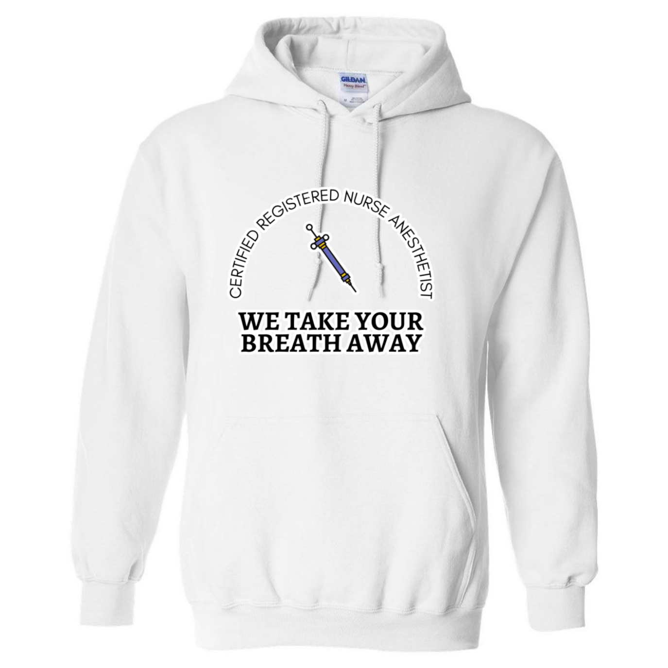 We Take Your Breath Away Hooded Sweatshirt