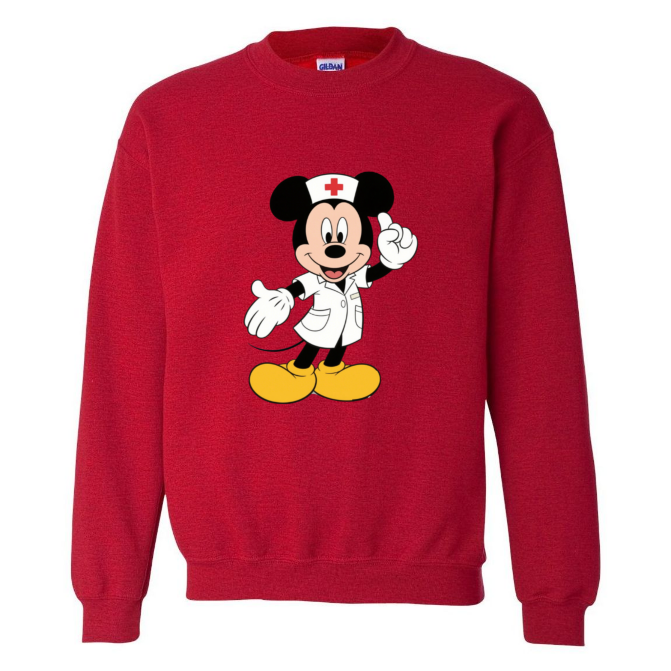 Nurse Mickey Mouse Crewneck Sweatshirt