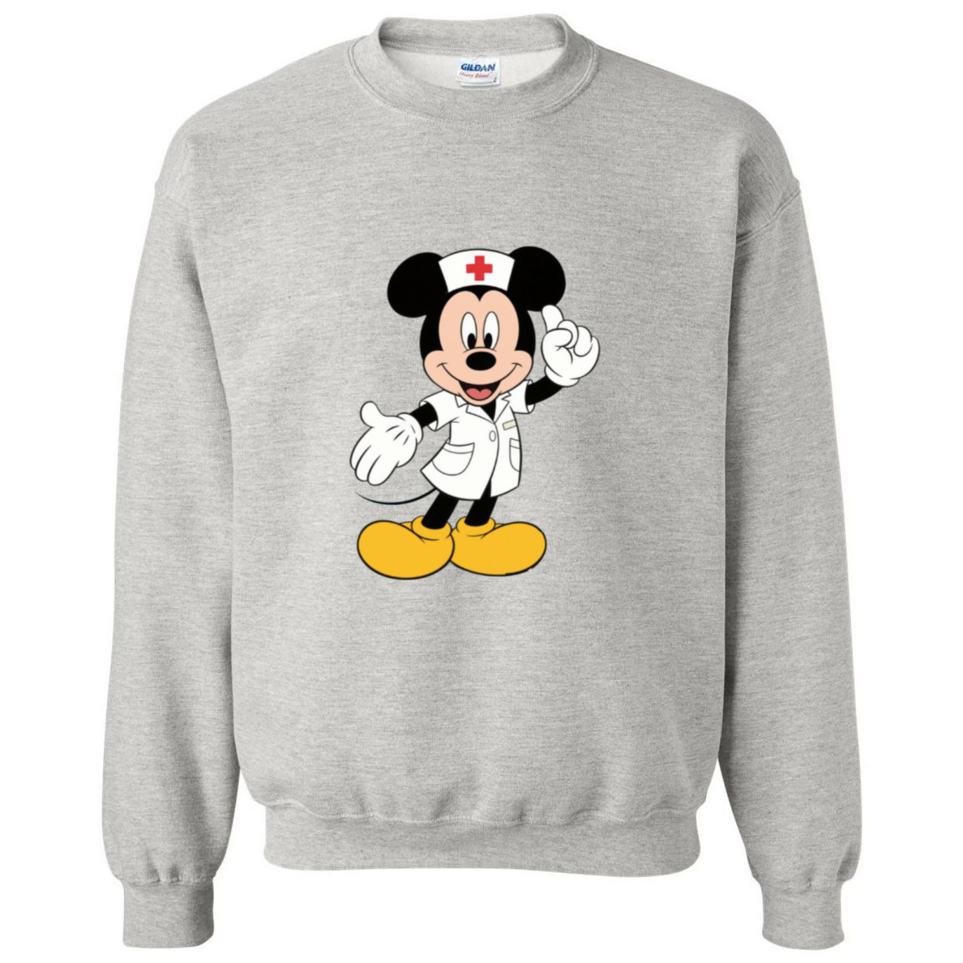 Nurse Mickey Mouse Crewneck Sweatshirt
