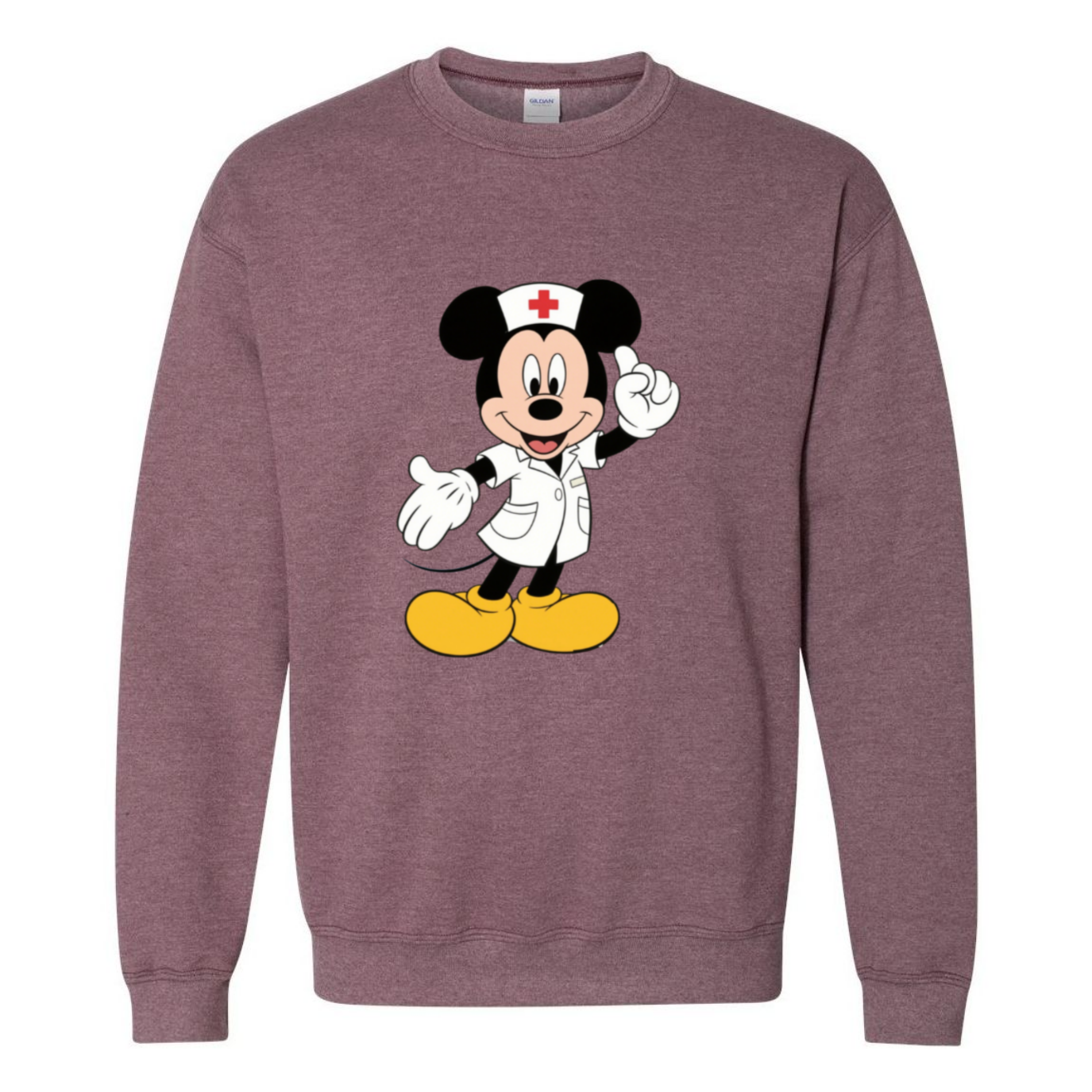 Nurse Mickey Mouse Crewneck Sweatshirt