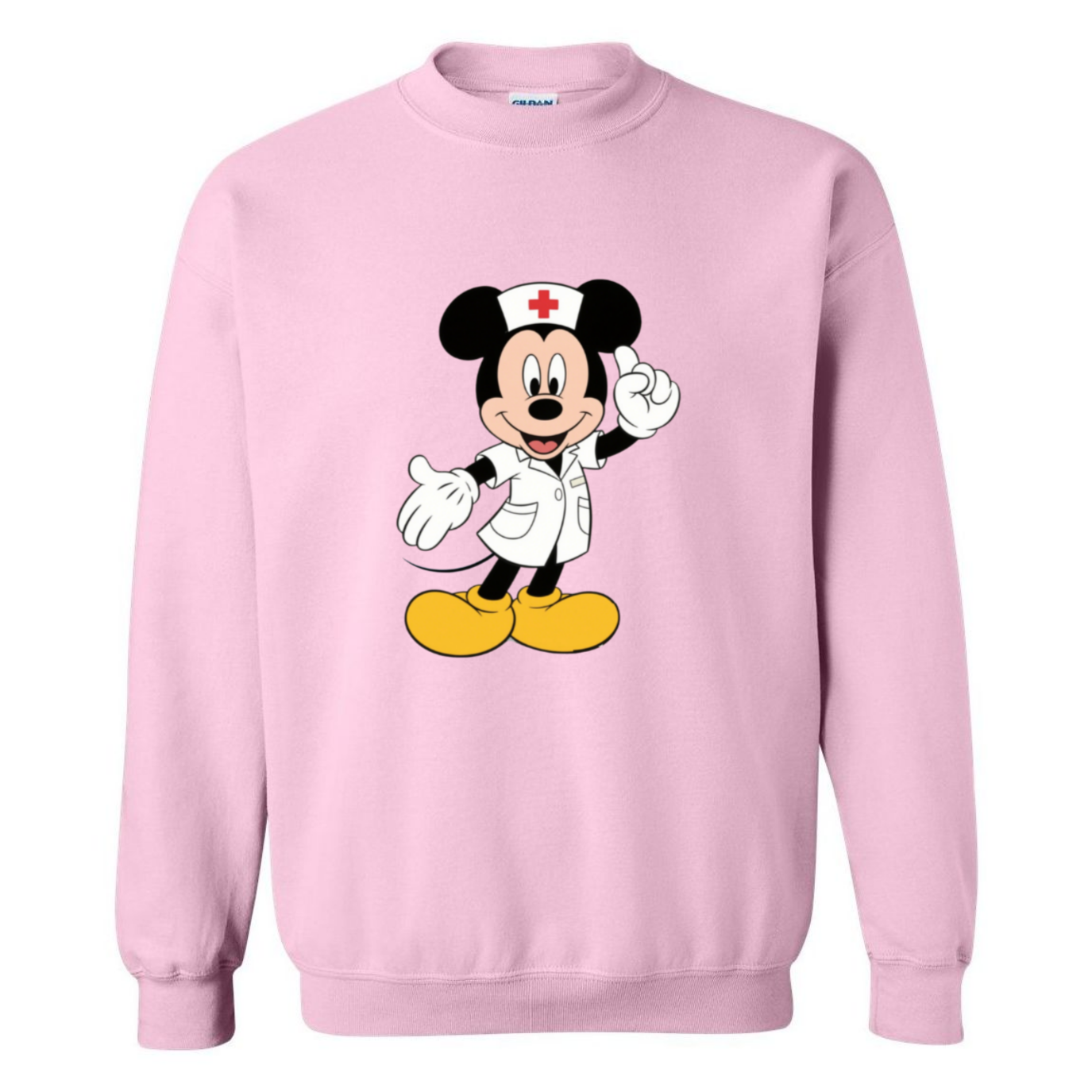 Nurse Mickey Mouse Crewneck Sweatshirt