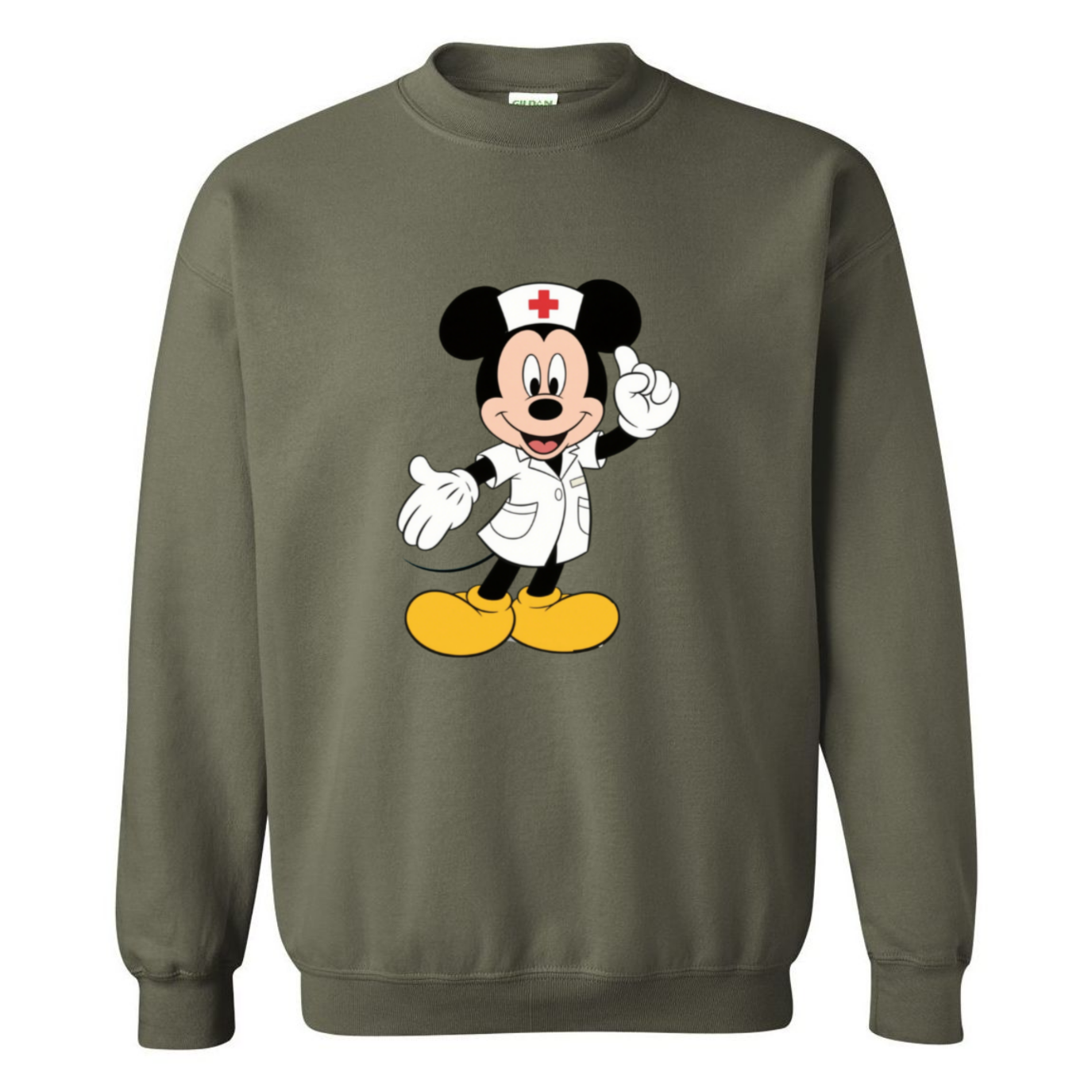 Nurse Mickey Mouse Crewneck Sweatshirt