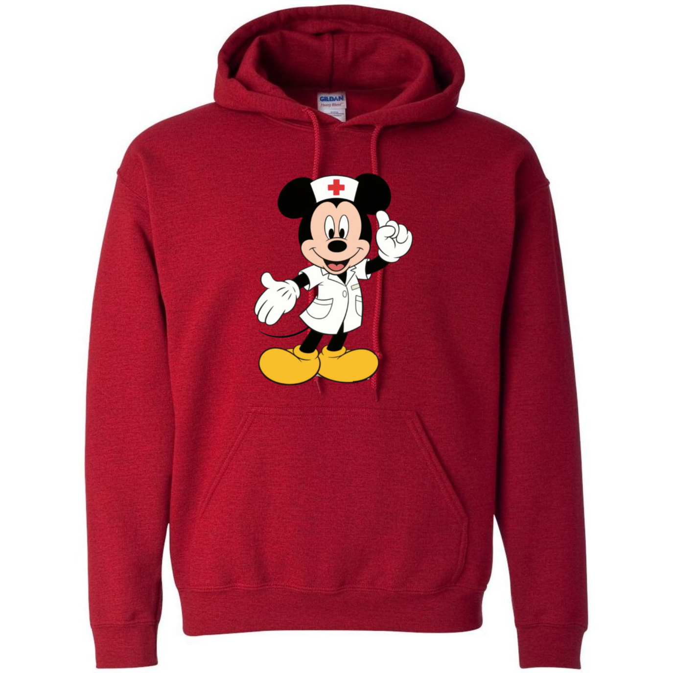 Nurse Mickey Mouse Hooded Sweatshirt