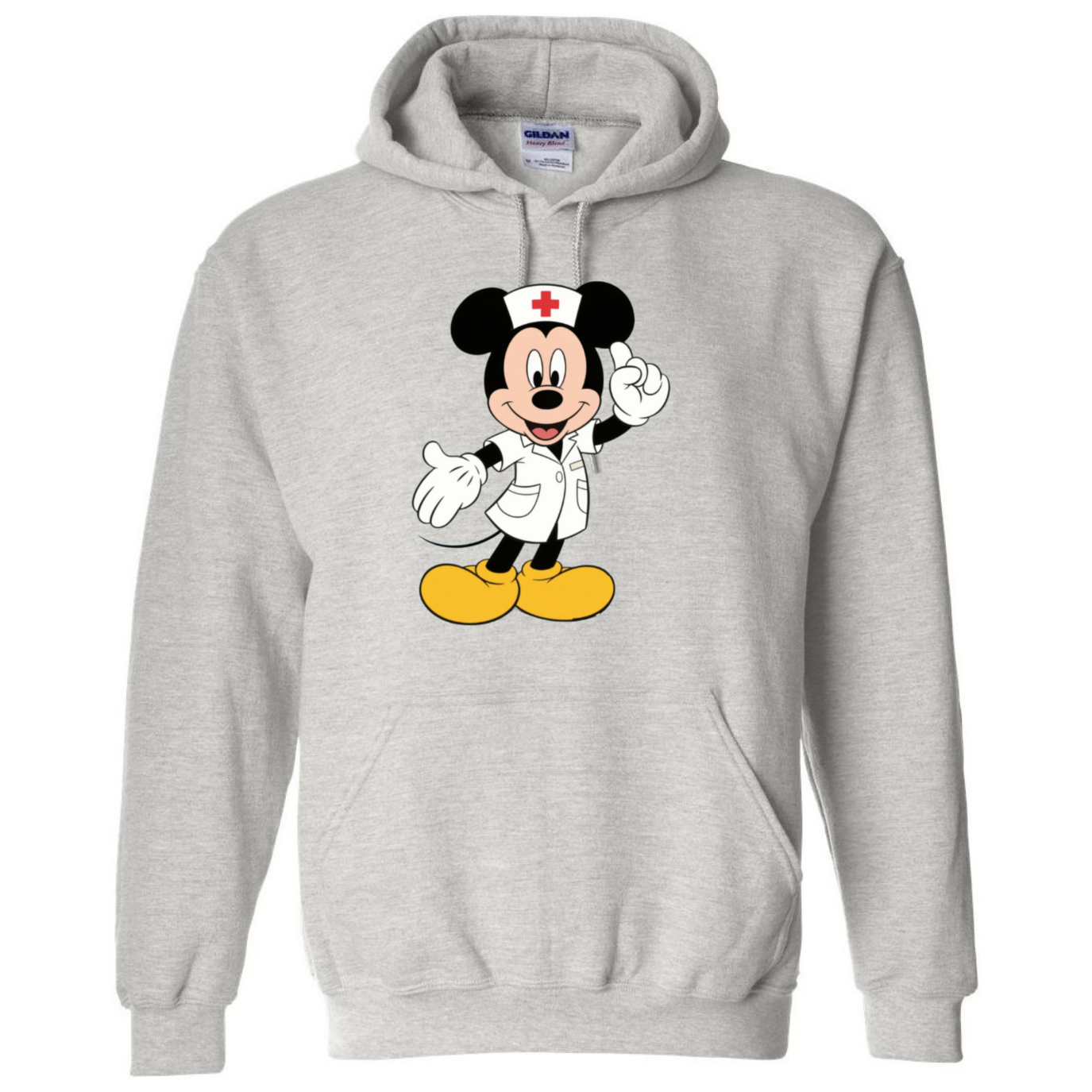 Nurse Mickey Mouse Hooded Sweatshirt