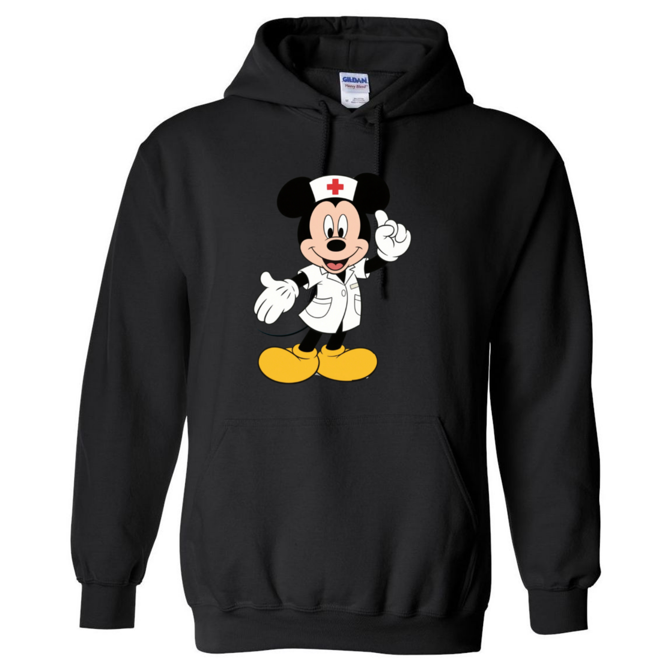Nurse Mickey Mouse Hooded Sweatshirt