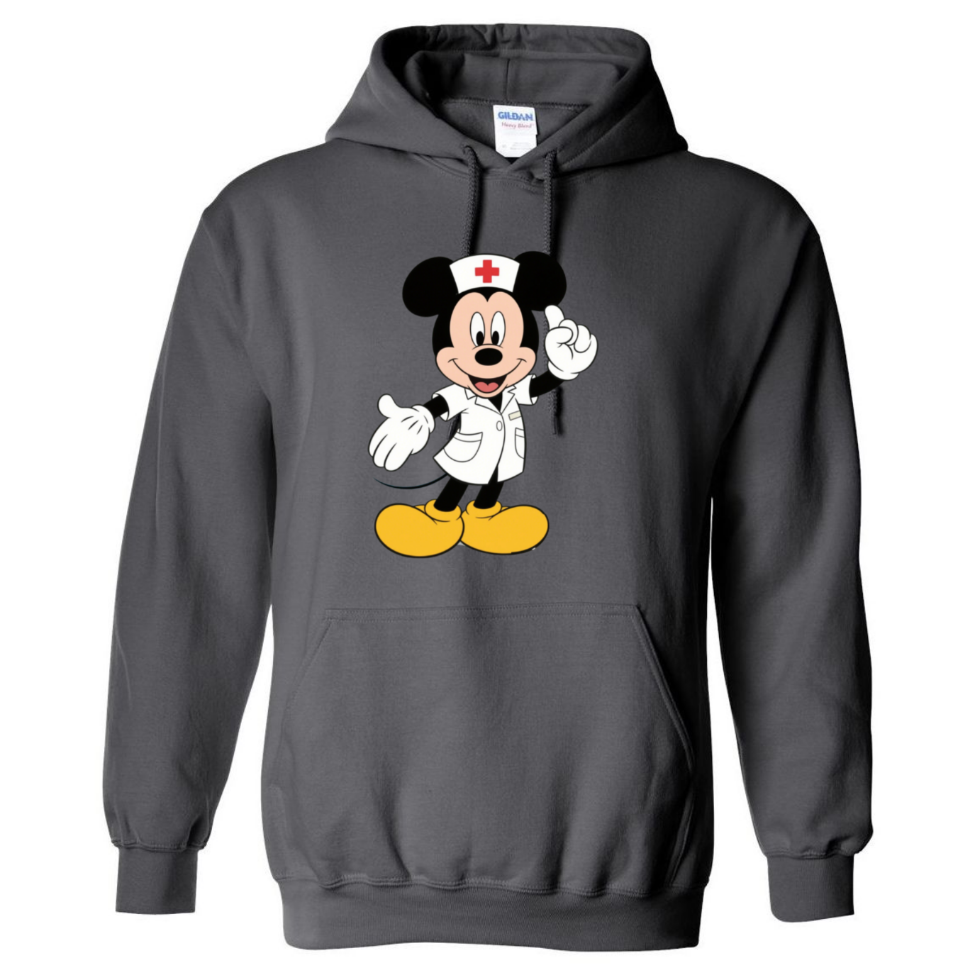 Nurse Mickey Mouse Hooded Sweatshirt