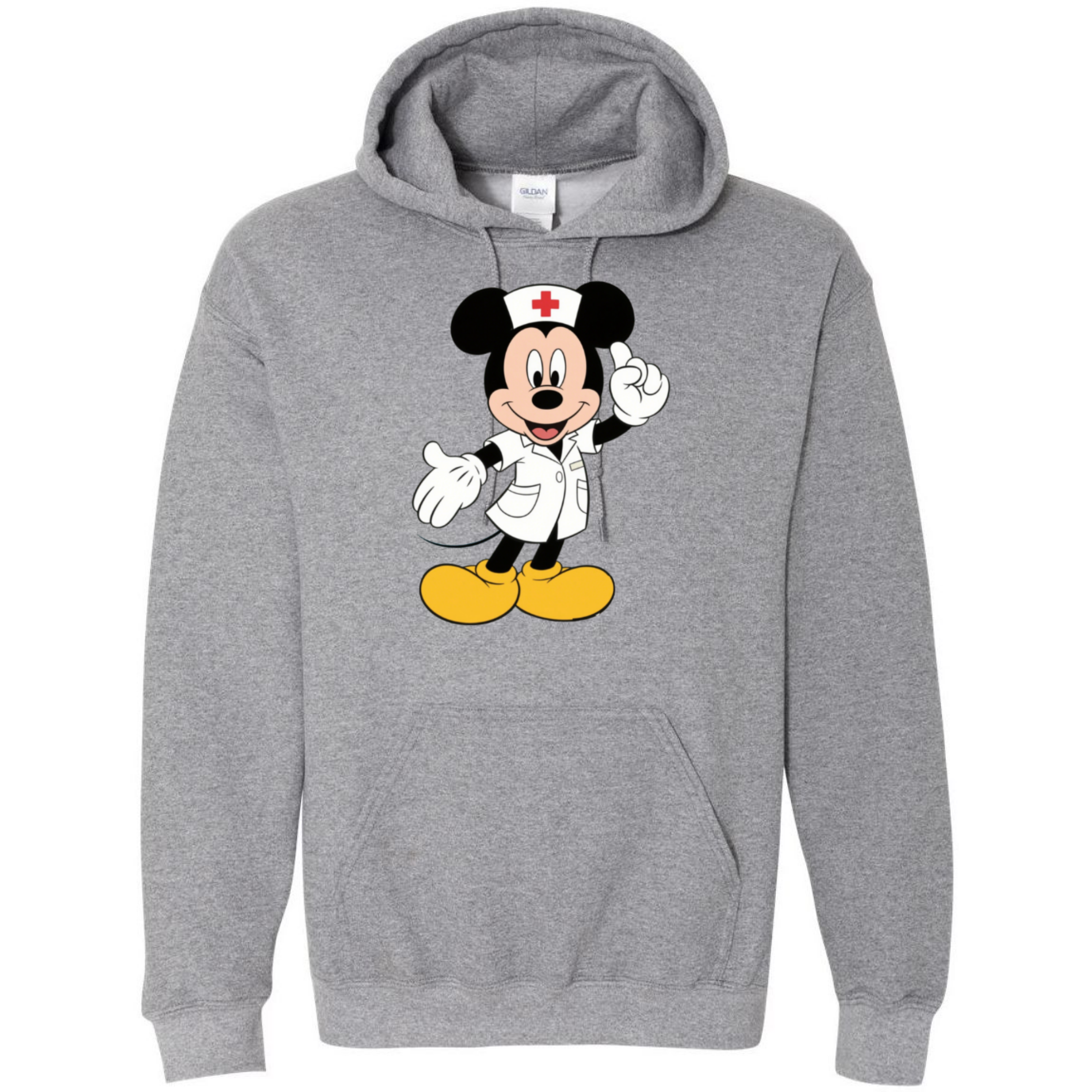 Nurse Mickey Mouse Hooded Sweatshirt