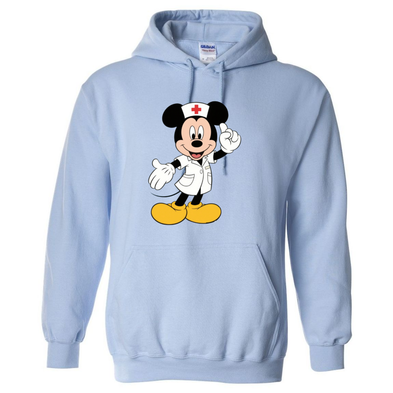 Nurse Mickey Mouse Hooded Sweatshirt