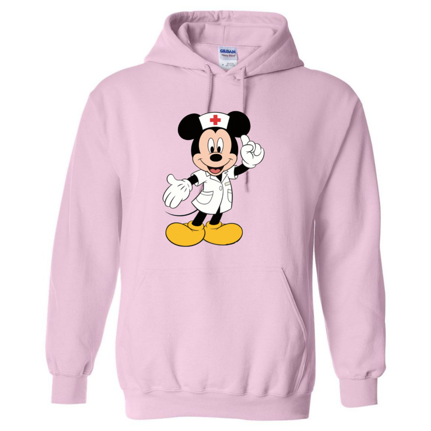 Nurse Mickey Mouse Hooded Sweatshirt