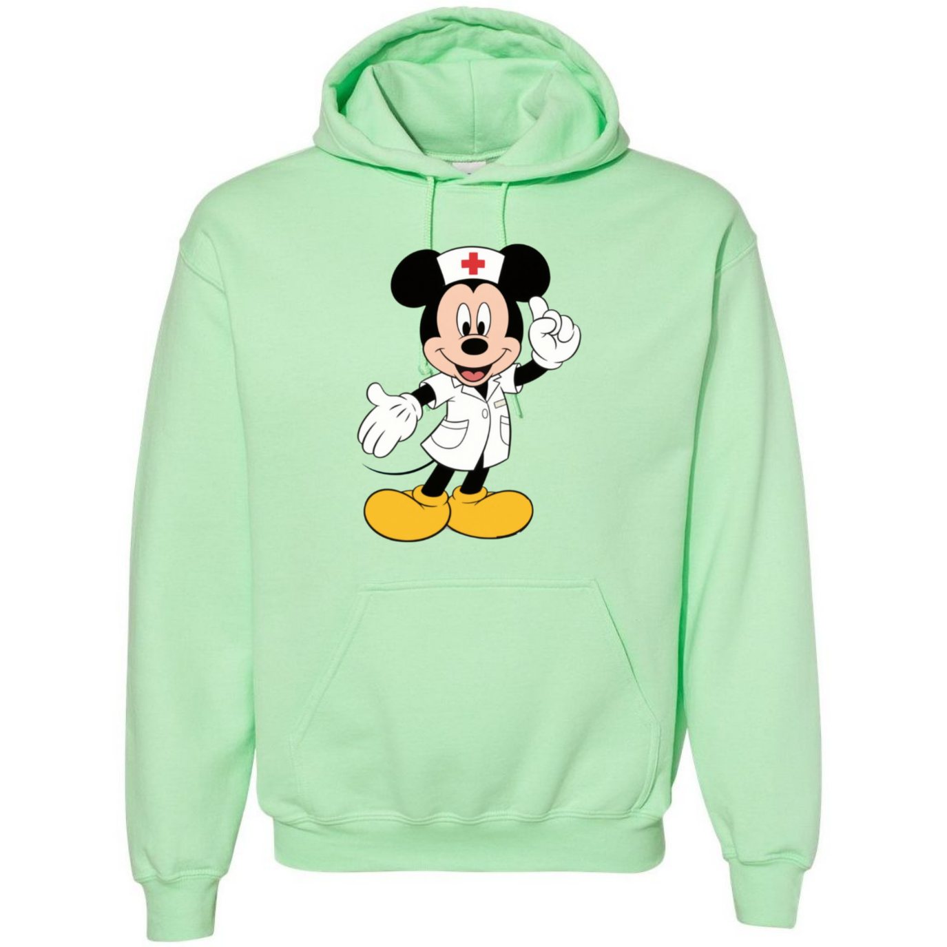 Nurse Mickey Mouse Hooded Sweatshirt