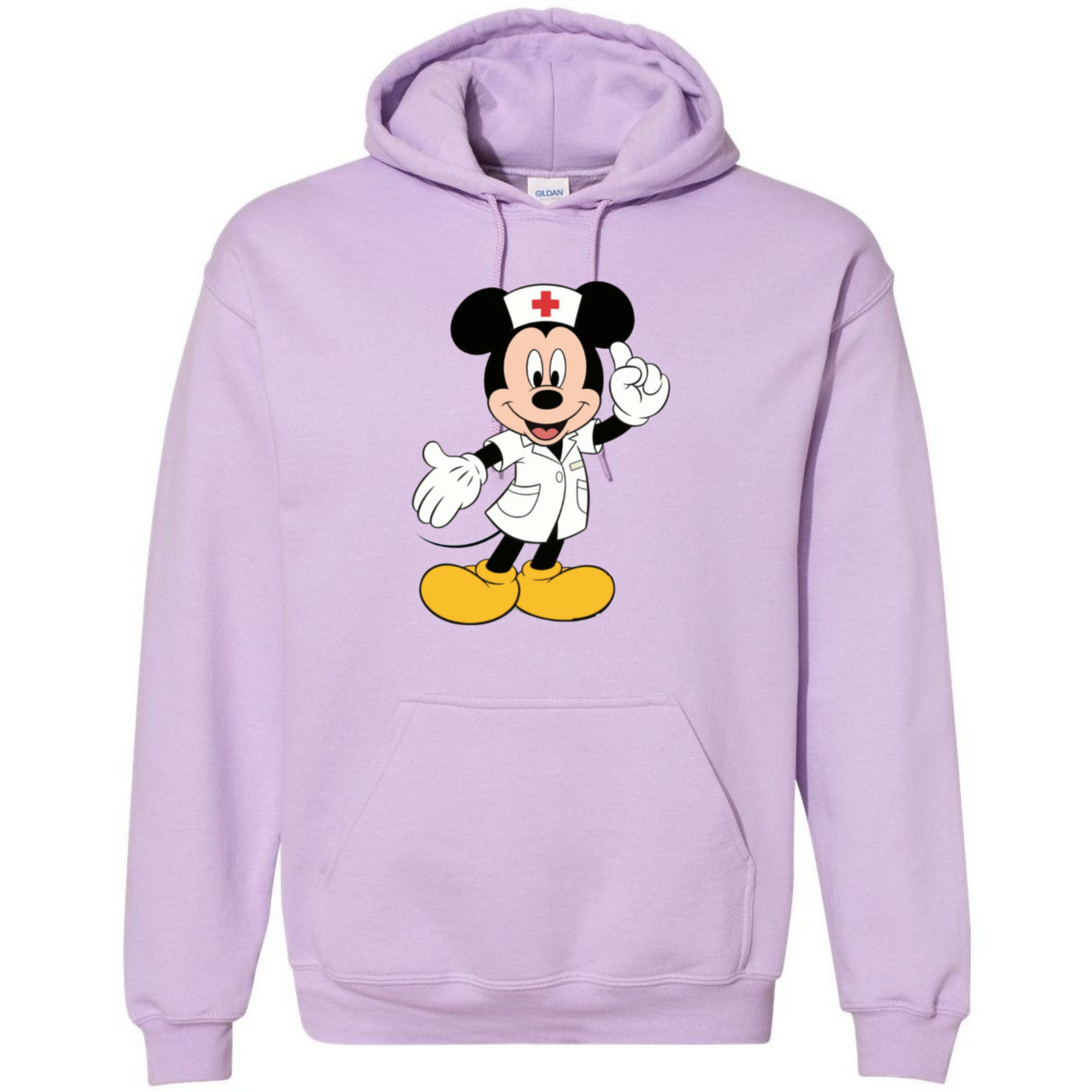 Nurse Mickey Mouse Hooded Sweatshirt