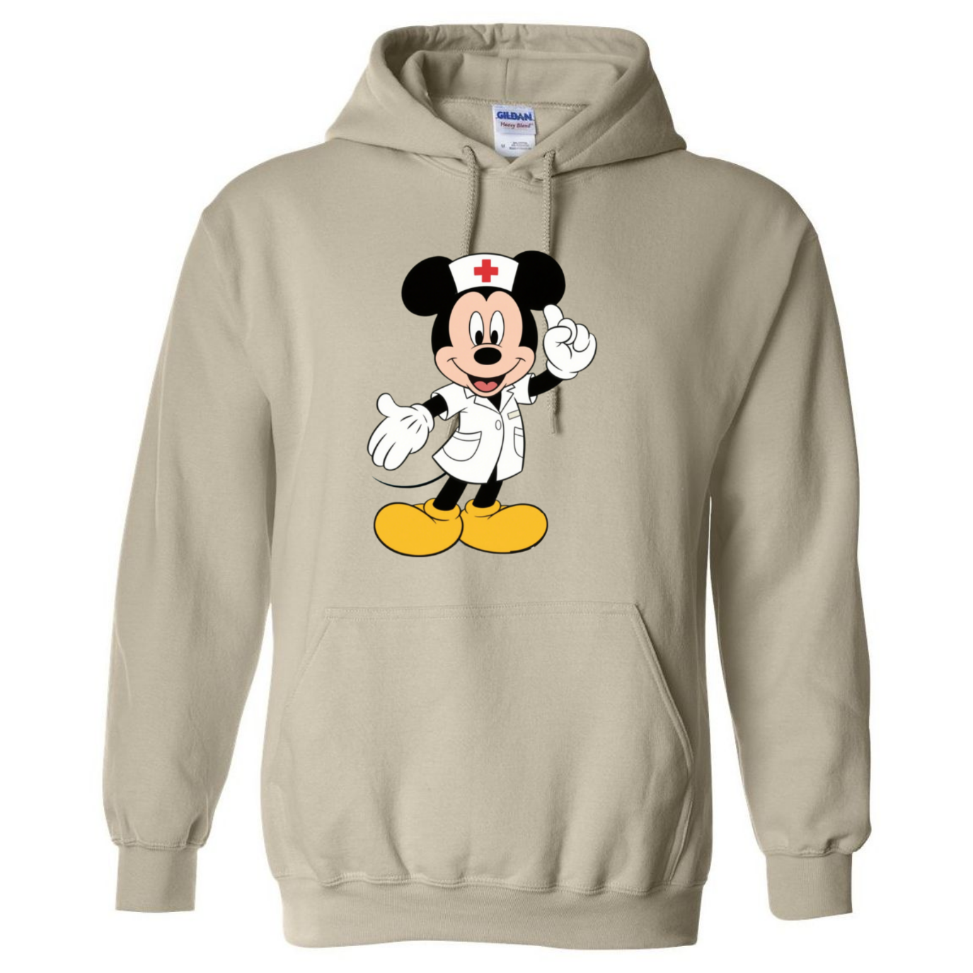 Nurse Mickey Mouse Hooded Sweatshirt