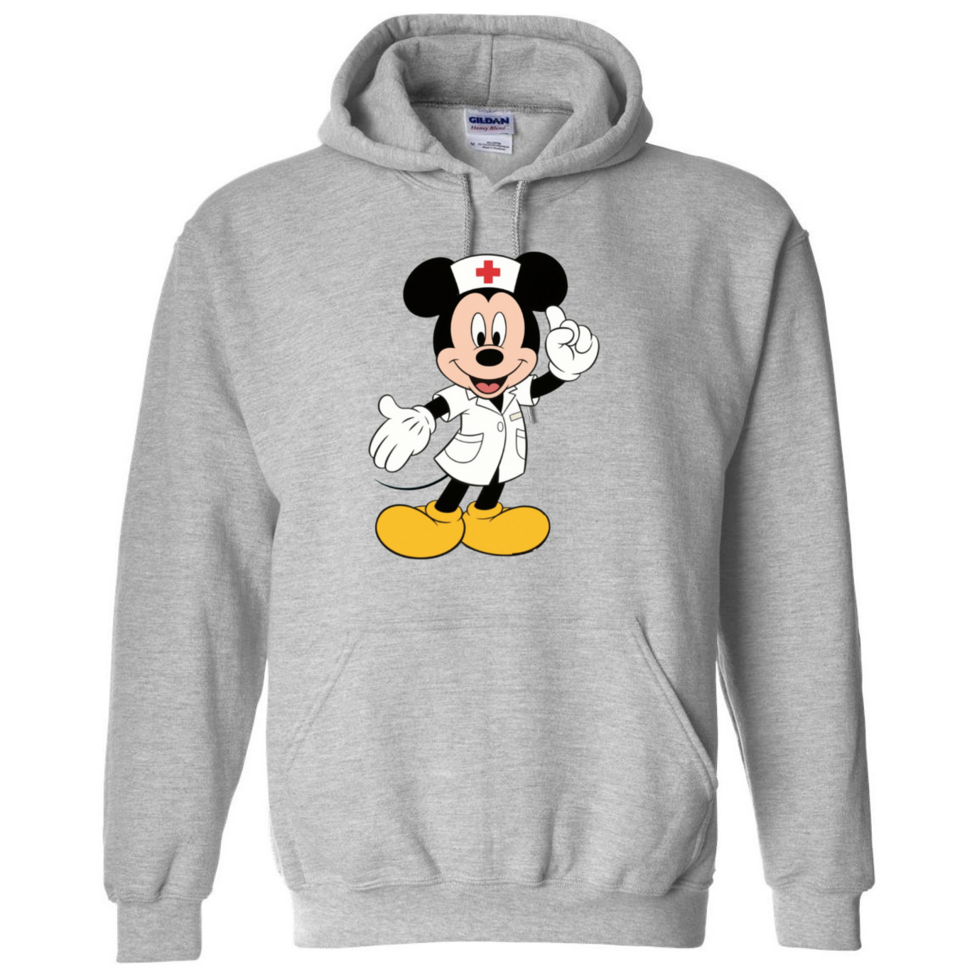 Nurse Mickey Mouse Hooded Sweatshirt