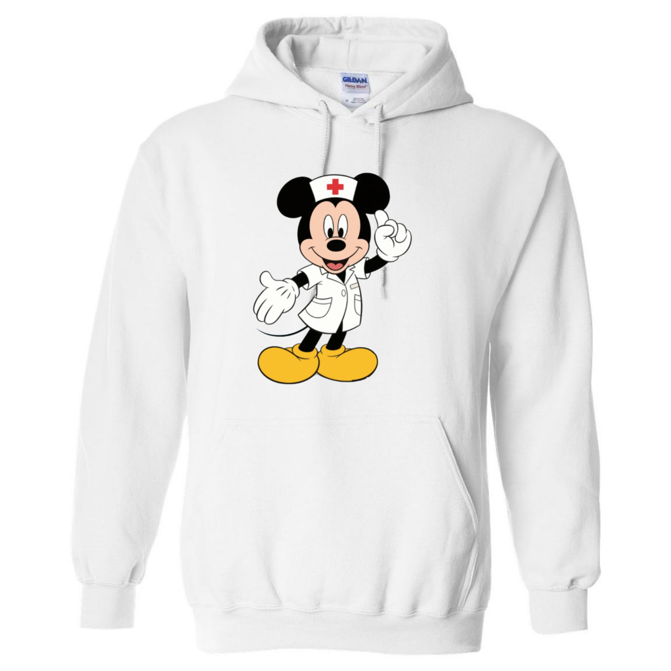Nurse Mickey Mouse Hooded Sweatshirt