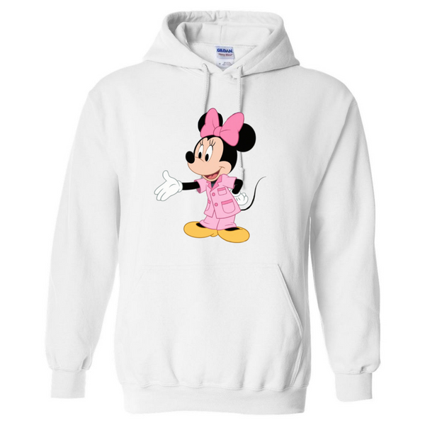 Nurse Minnie Mouse Hooded Sweatshirt