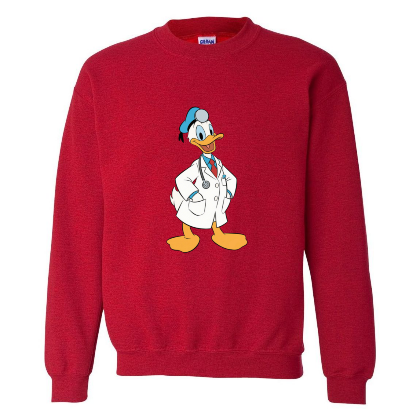 Doctor Donald Duck Crewneck Sweatshirt