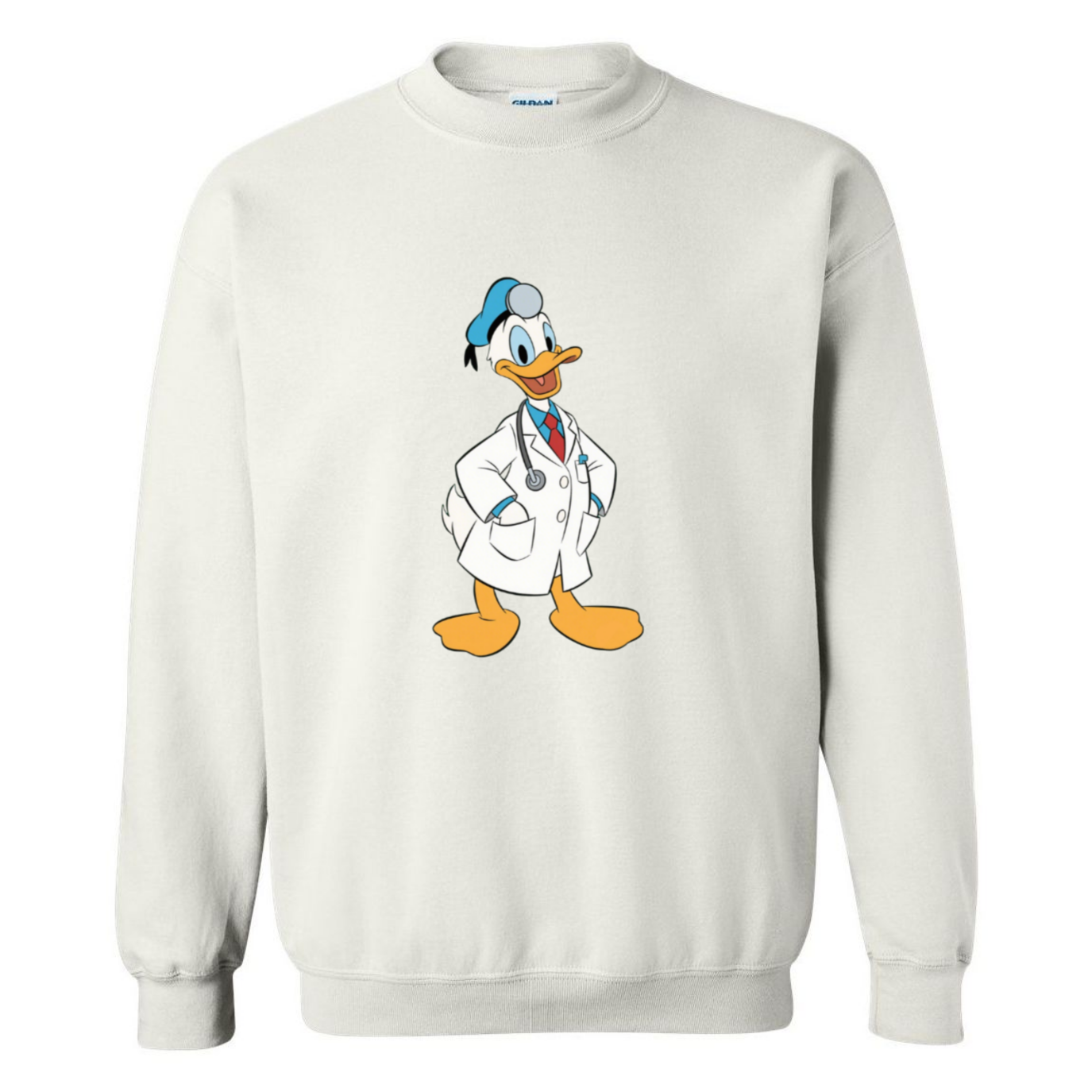 Doctor Donald Duck Crewneck Sweatshirt
