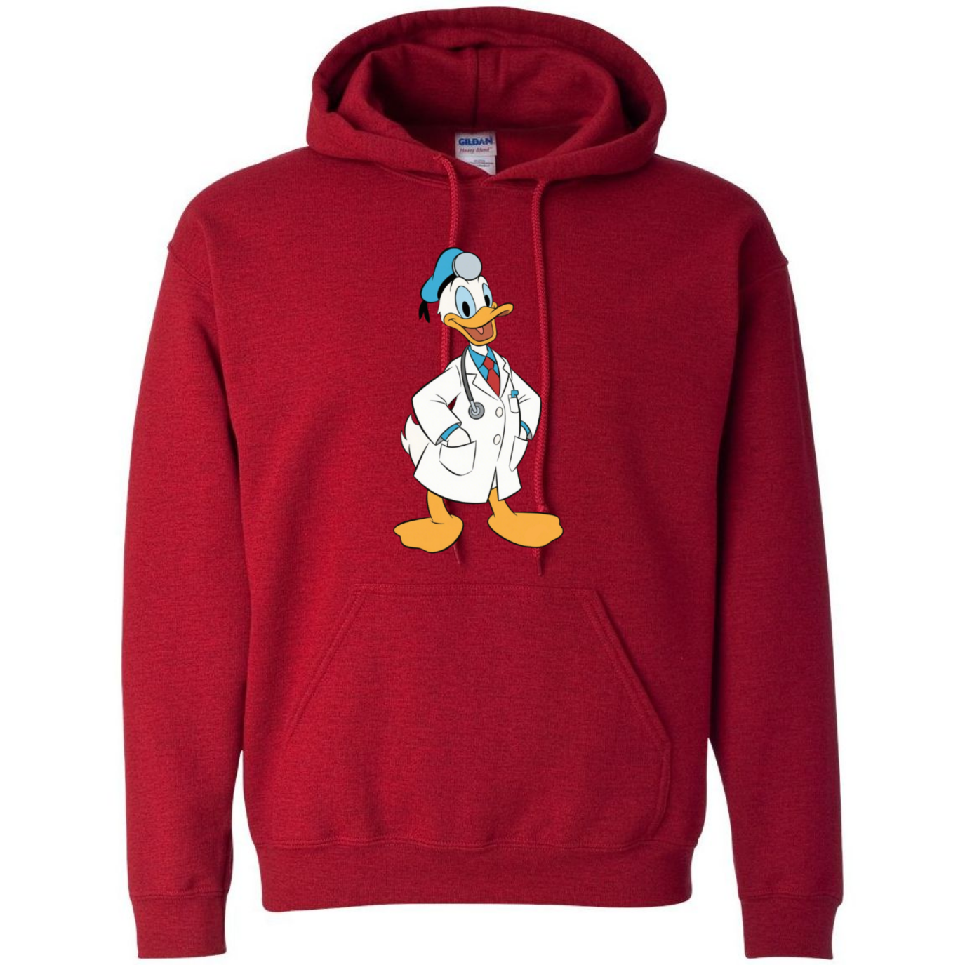 Doctor Donald Duck Hooded Sweatshirt