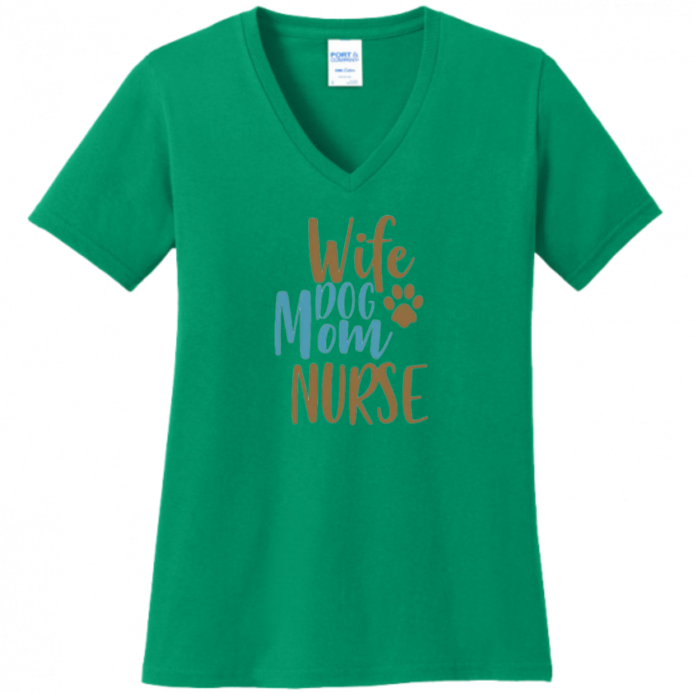 Wife, Dog Mom, Nurse Women's Shirt