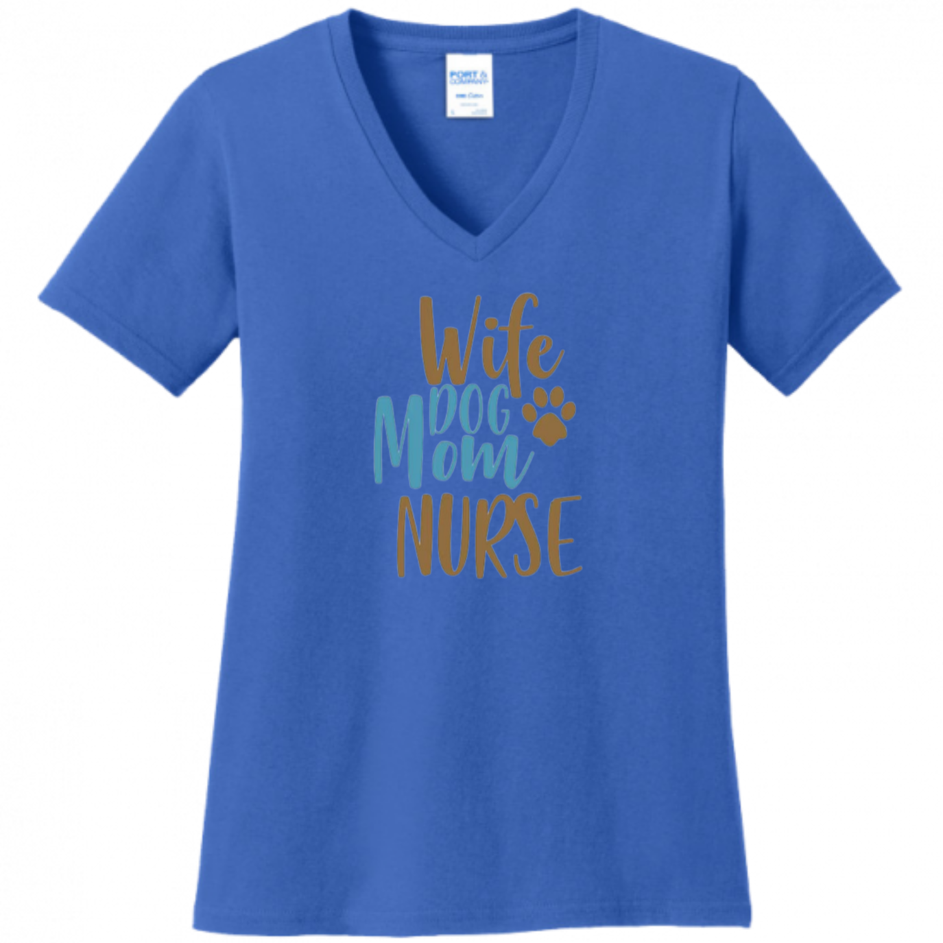 Wife, Dog Mom, Nurse Women's Shirt