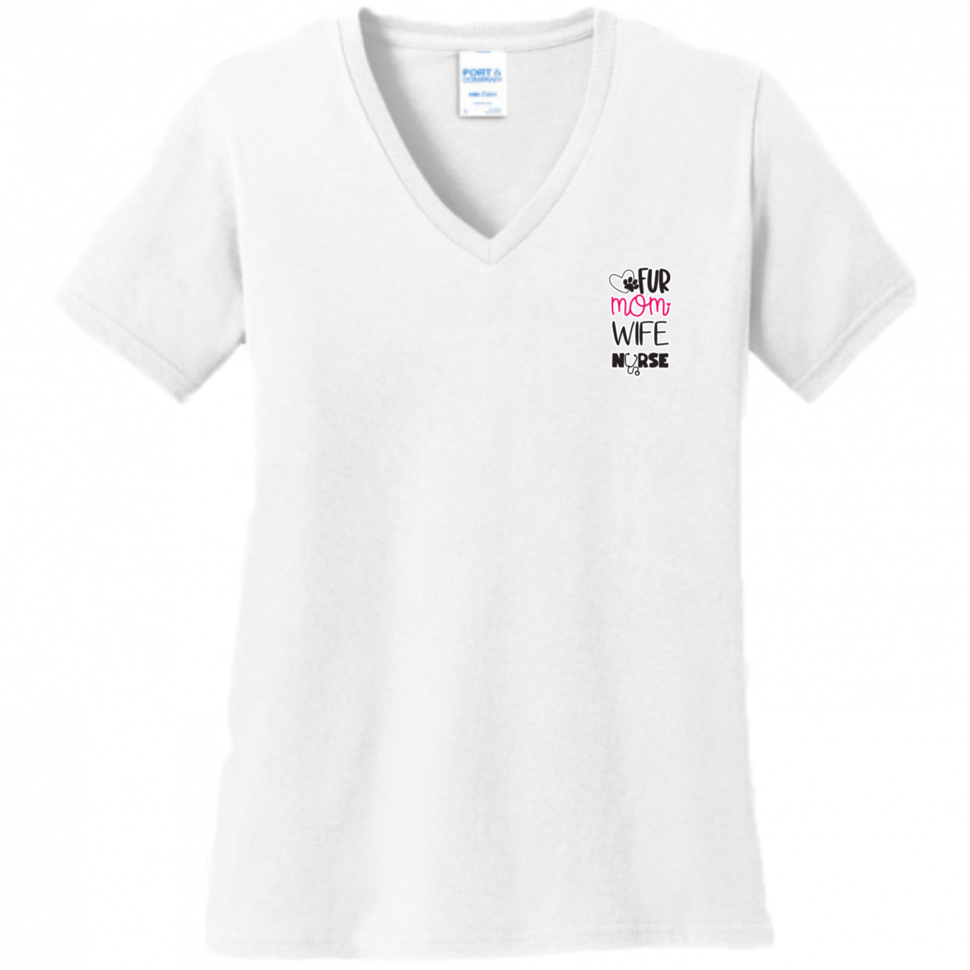 Fur Mom, Wife, Nurse Women's Shirt