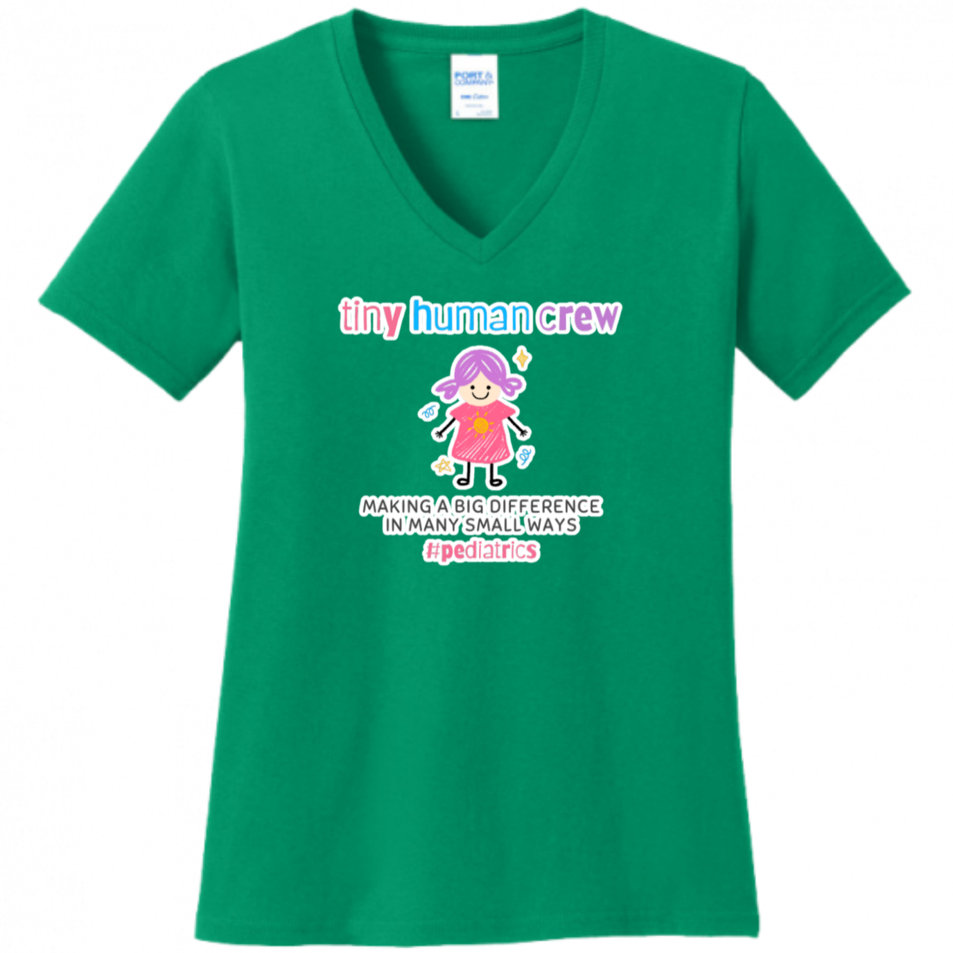 Tiny Human Crew Women's Shirt