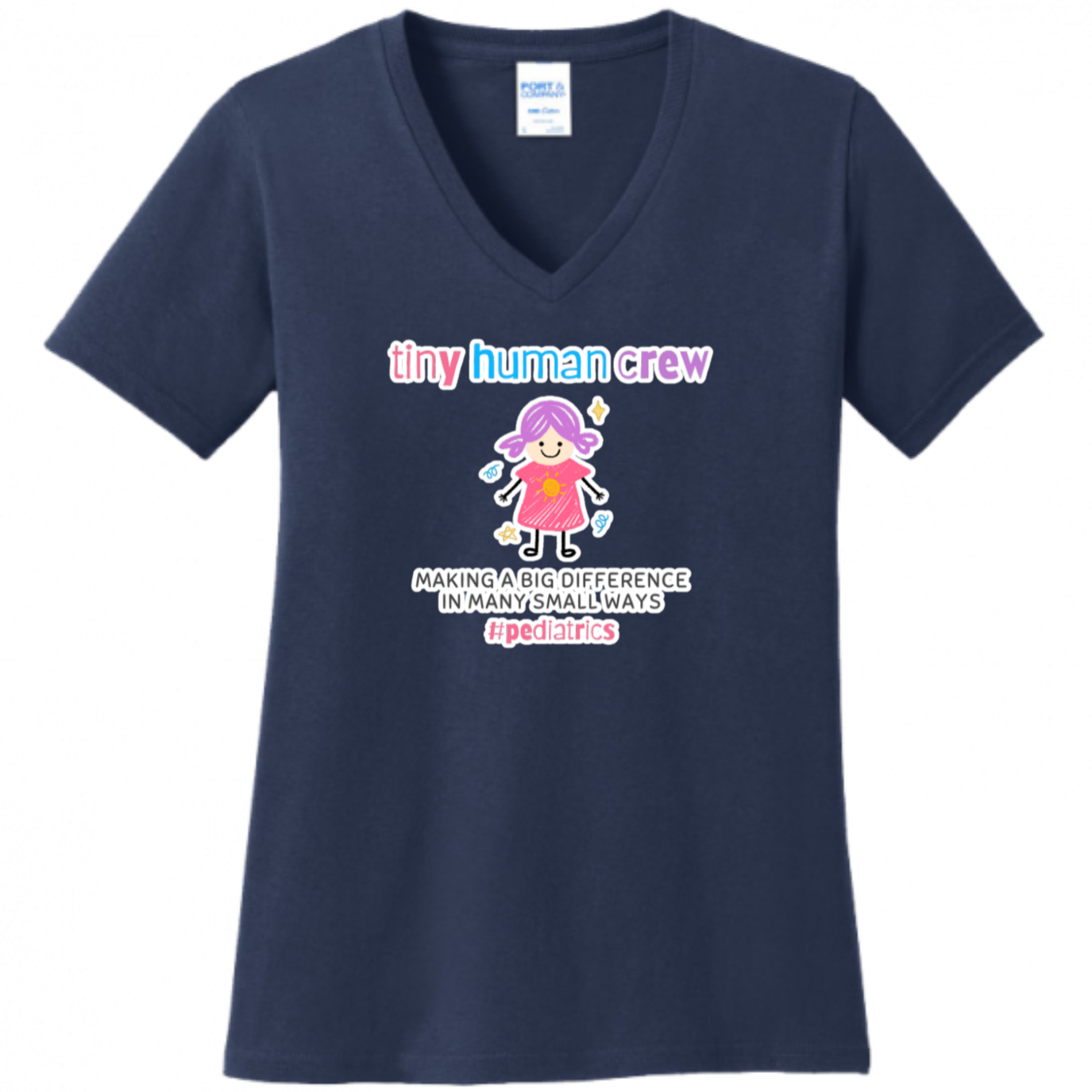 Tiny Human Crew Women's Shirt