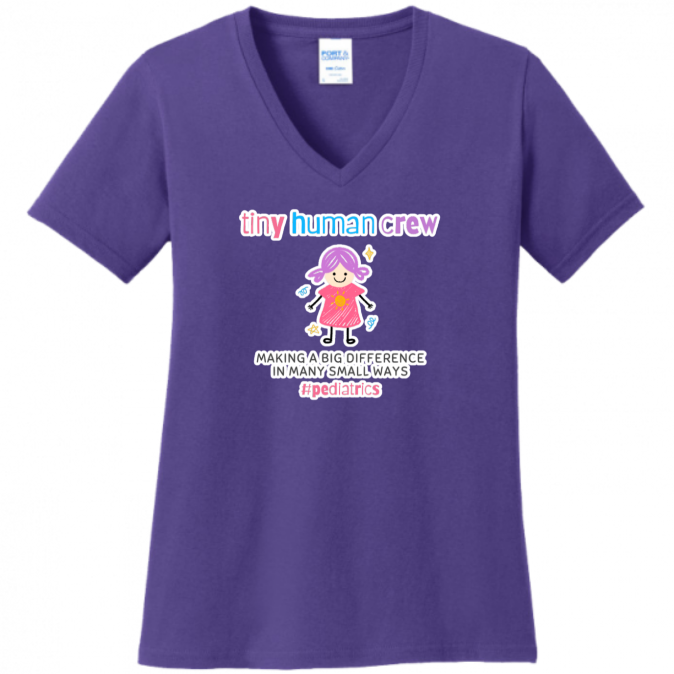 Tiny Human Crew Women's Shirt