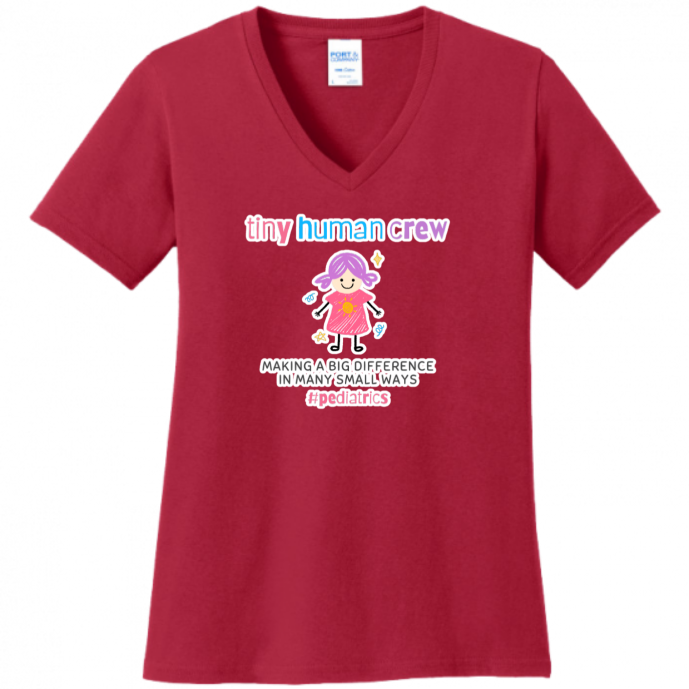 Tiny Human Crew Women's Shirt