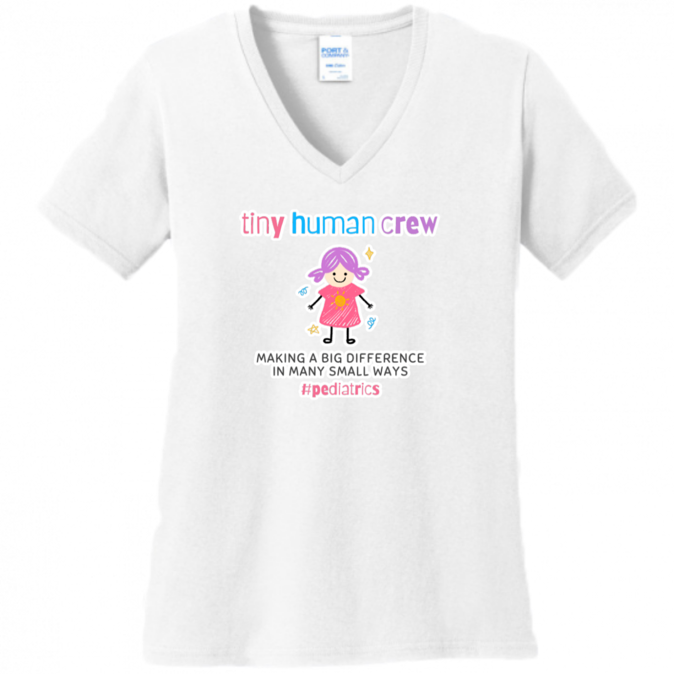 Tiny Human Crew Women's Shirt