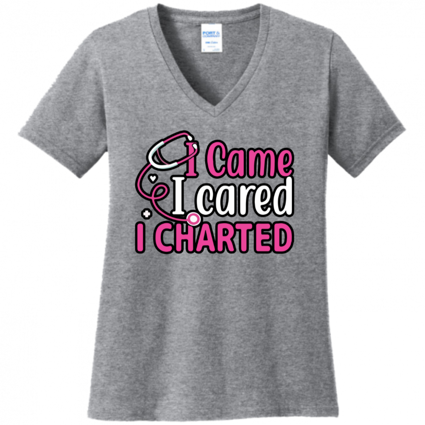 Came, Cared, Charted Women's Shirt