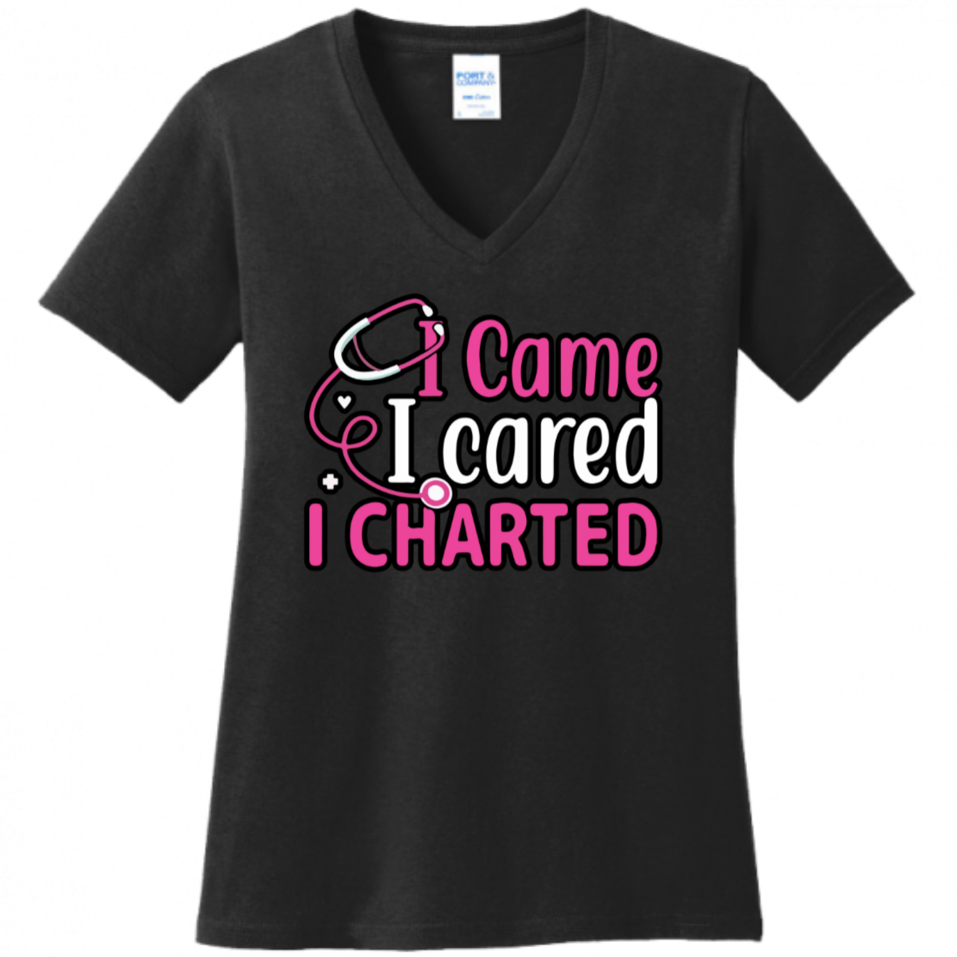 Came, Cared, Charted Women's Shirt