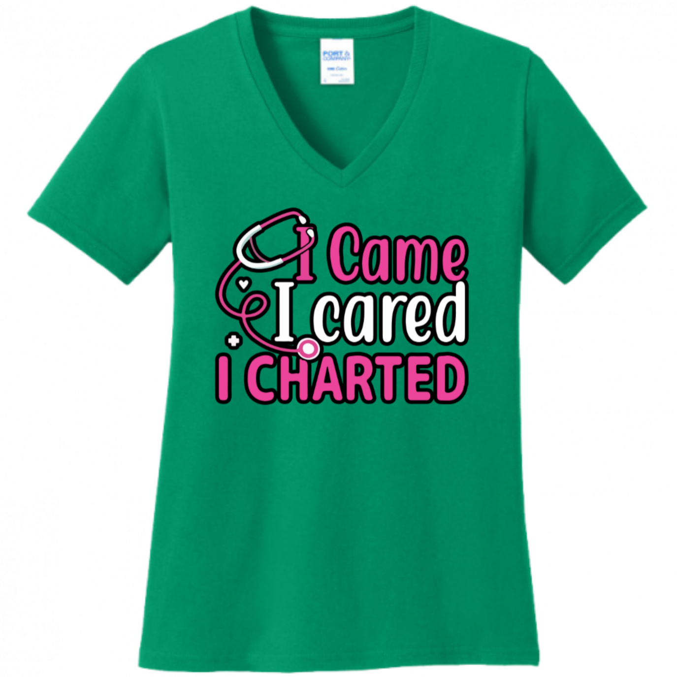 Came, Cared, Charted Women's Shirt