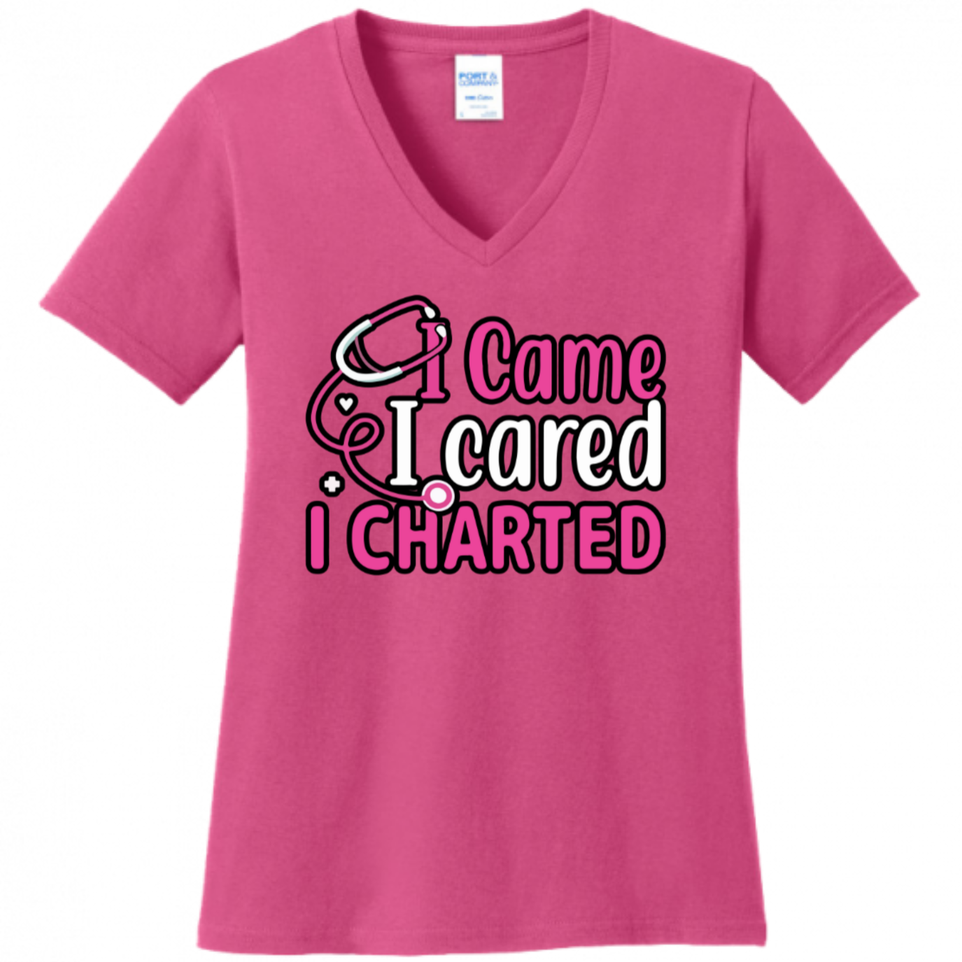 Came, Cared, Charted Women's Shirt