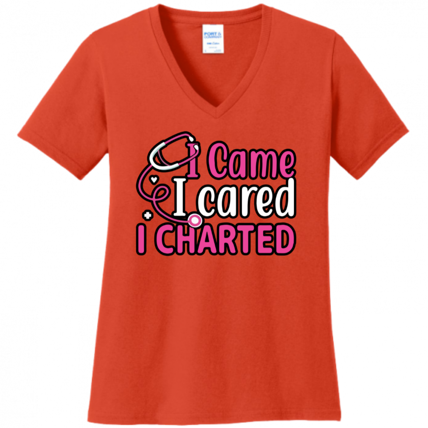 Came, Cared, Charted Women's Shirt
