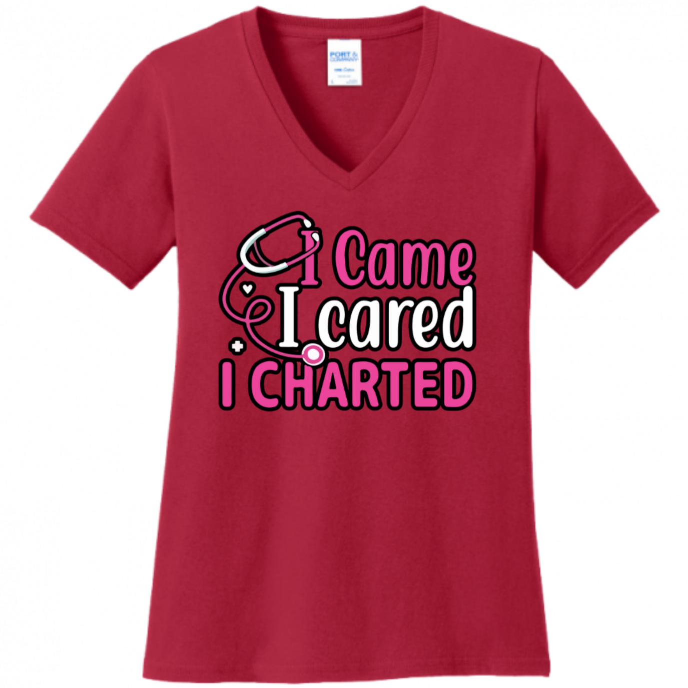 Came, Cared, Charted Women's Shirt